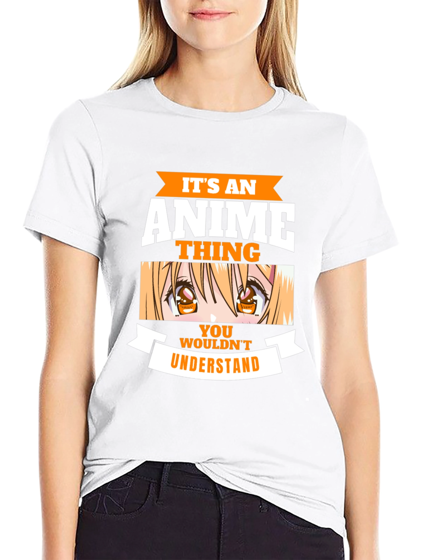 Anime Thing Graphic Tee - Black