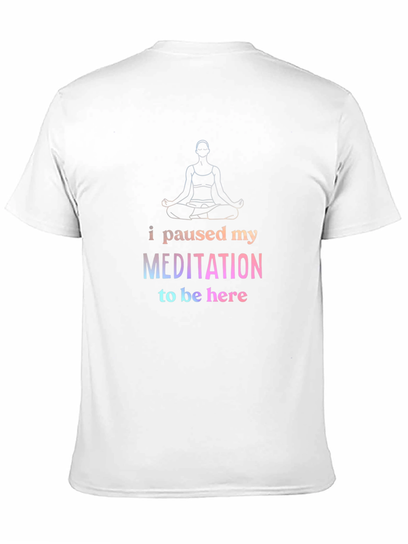 Meditate Pause T-Shirt - Funny Yoga Tee