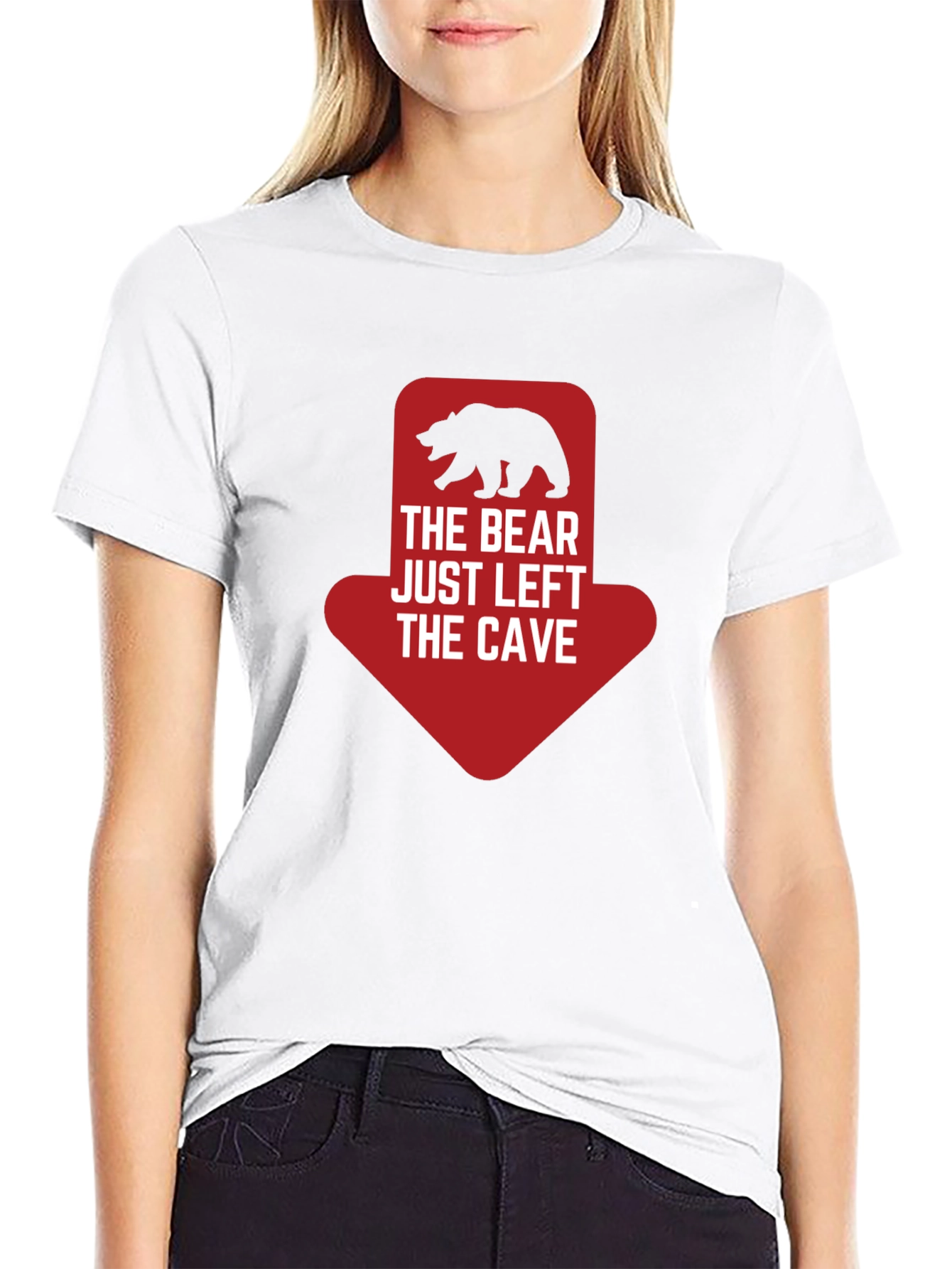 Bear Left the Cave Graphic Tee
