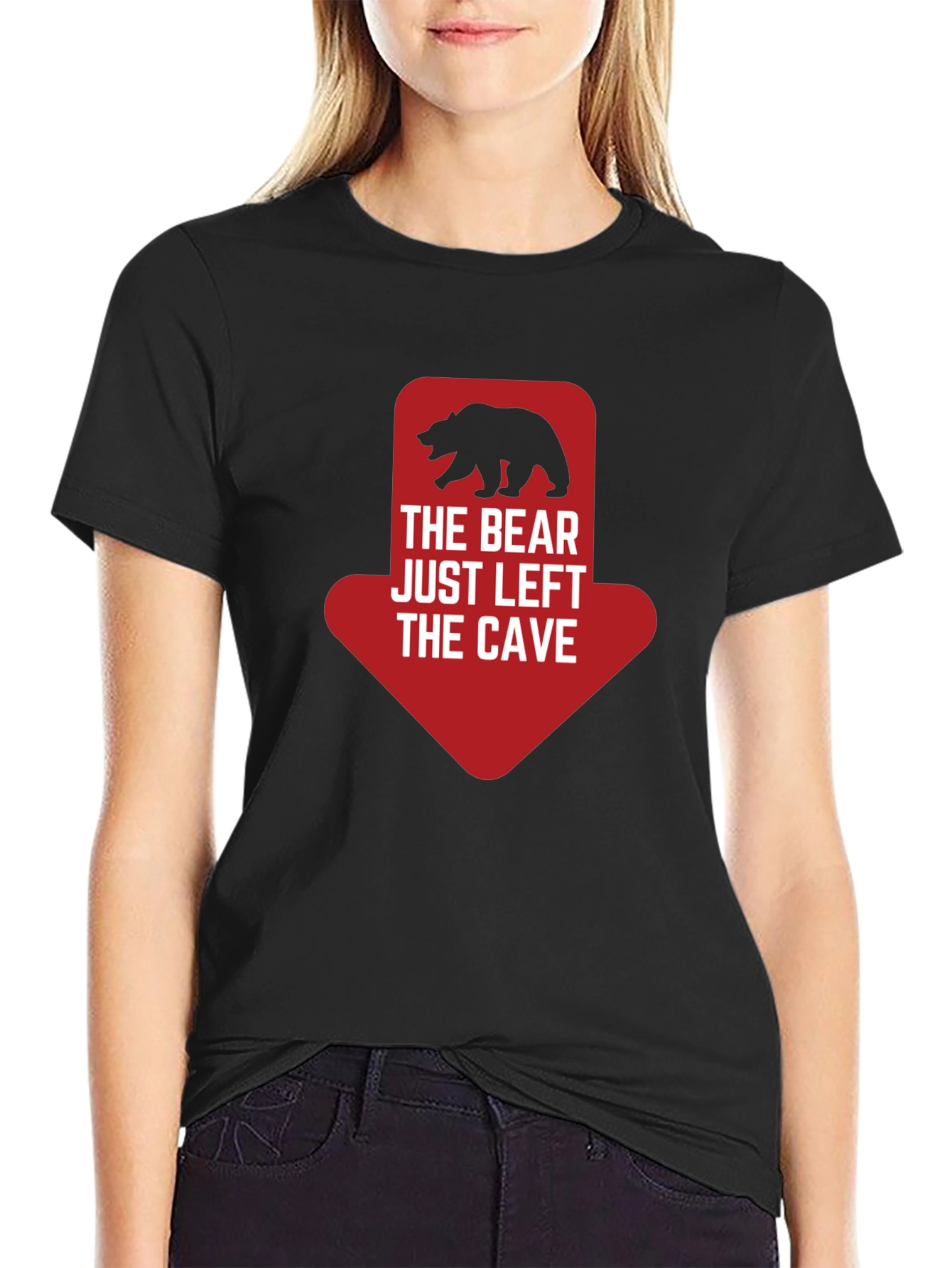 Bear Left the Cave Graphic Tee