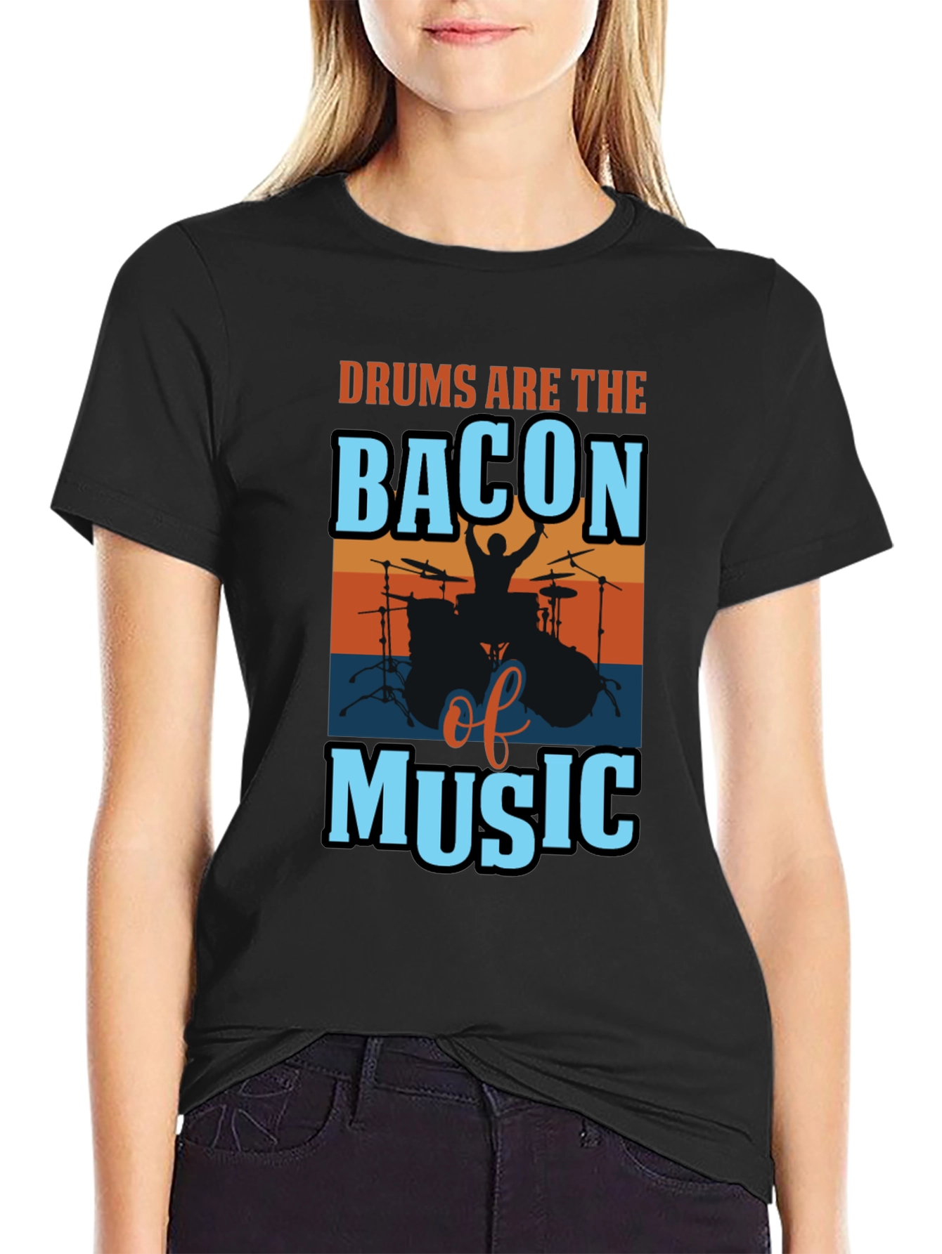 Drums are the Bacon of Music T-Shirt