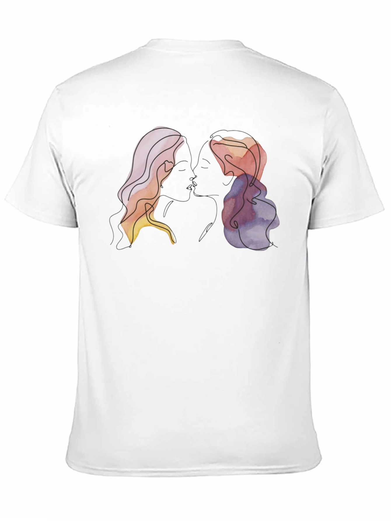 Abstract Silhouette T-Shirt - Modern Art Tee