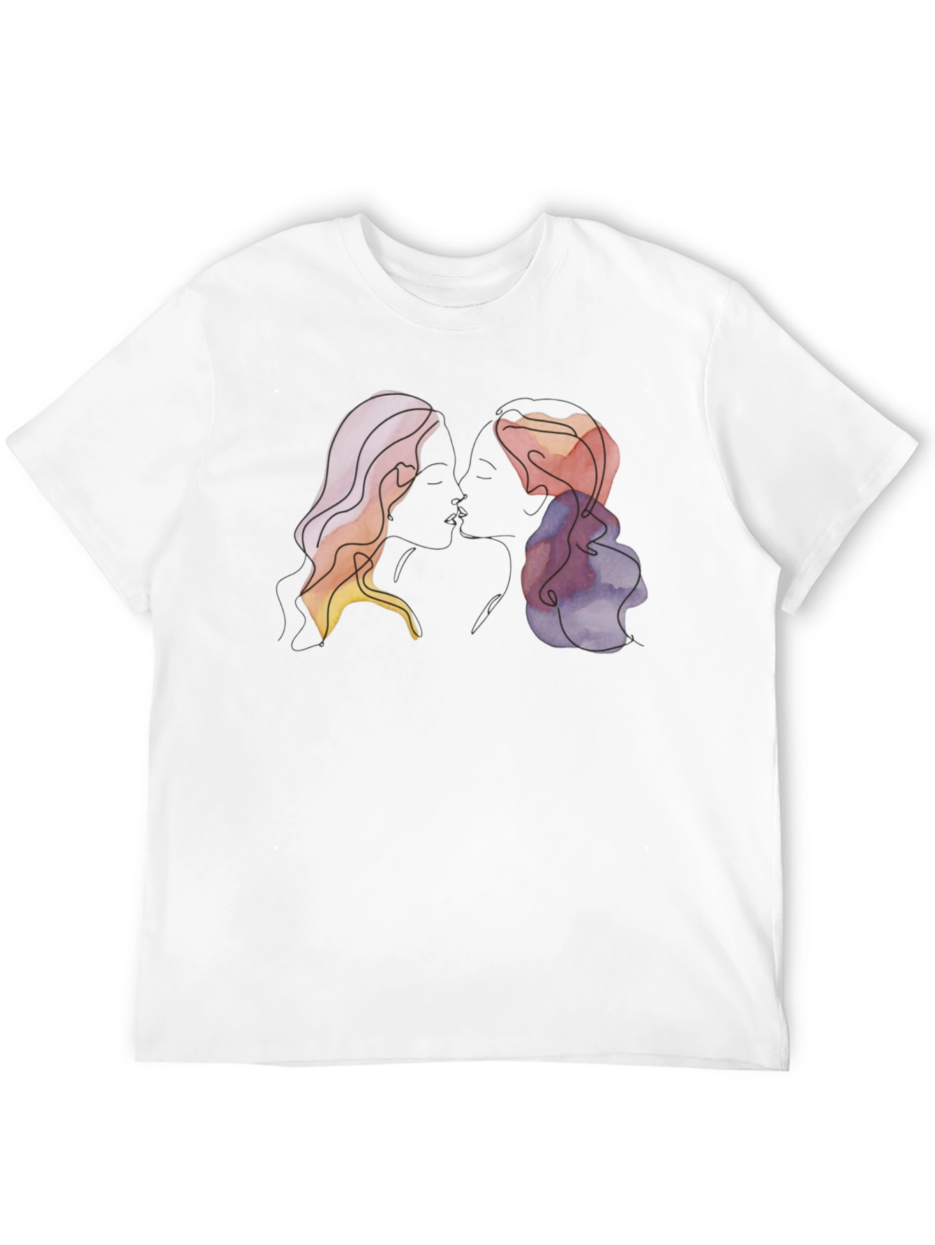 Abstract Silhouette T-Shirt - Modern Art Tee