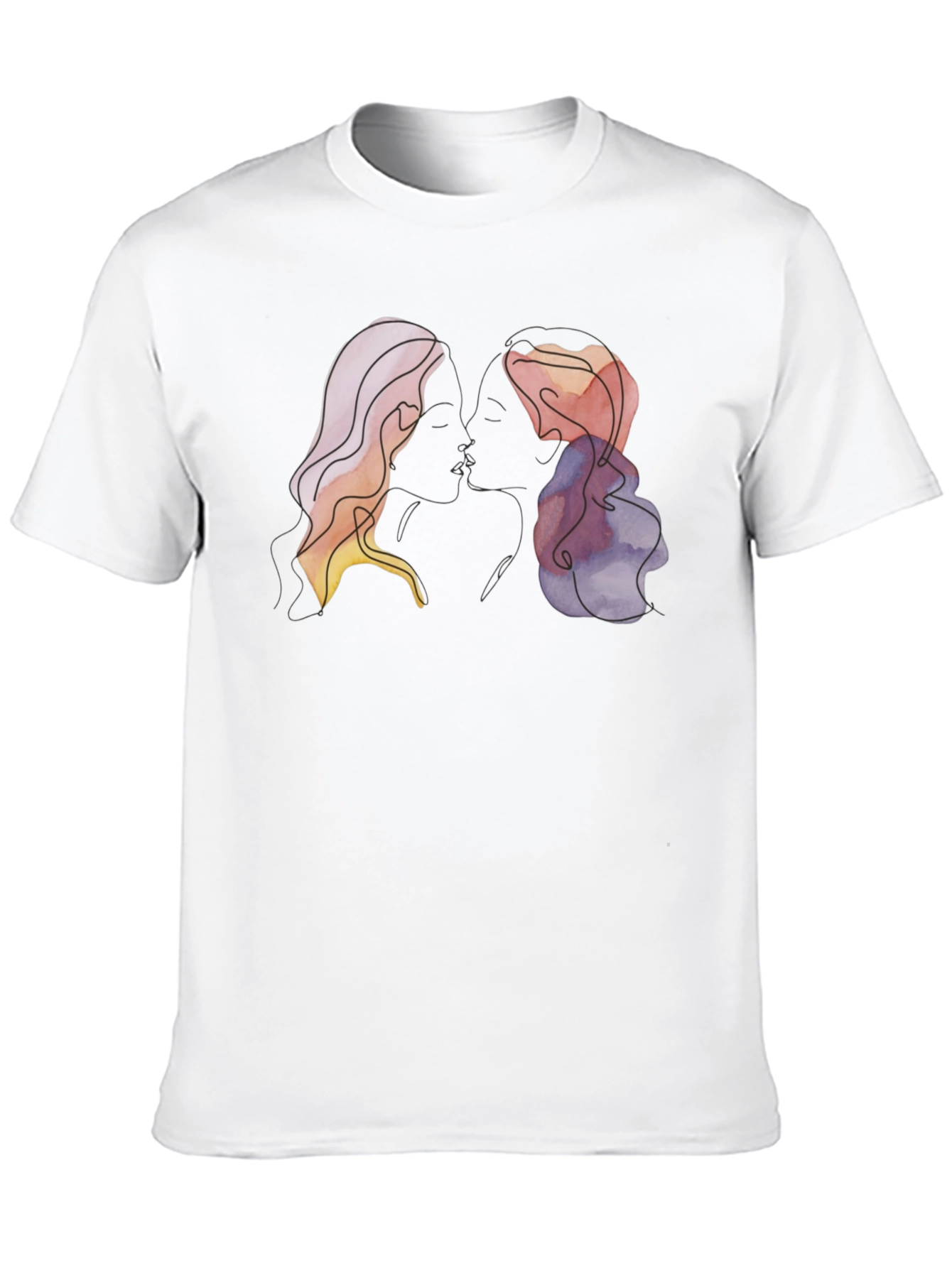 Abstract Silhouette T-Shirt - Modern Art Tee