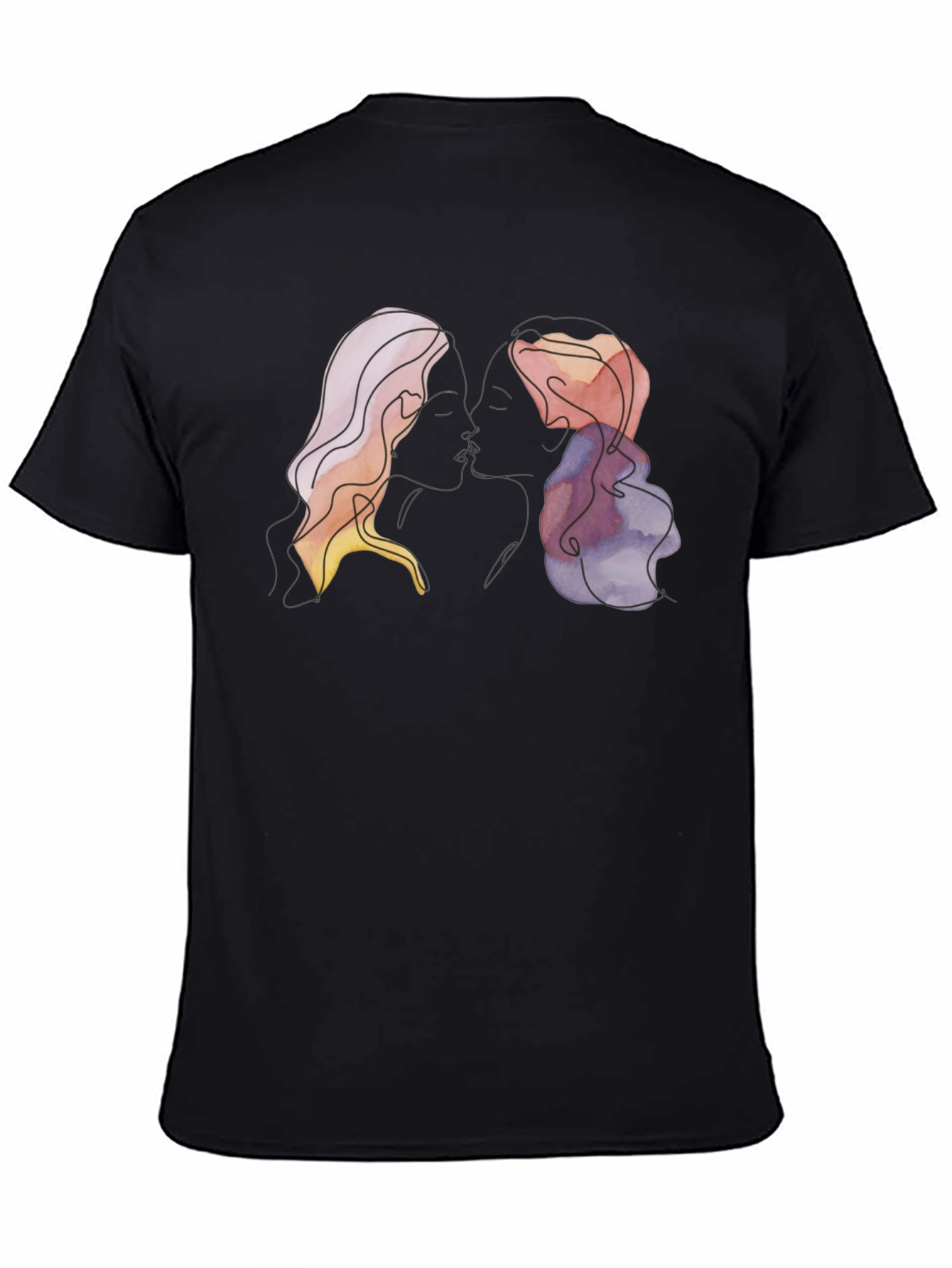 Abstract Silhouette T-Shirt - Modern Art Tee