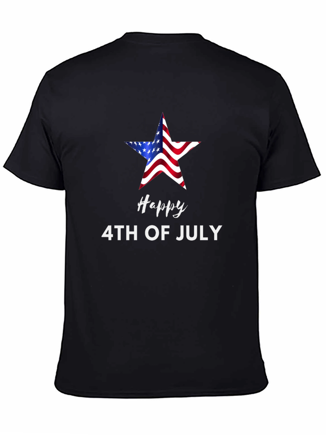 Happy 4th of July Star Graphic T-Shirt