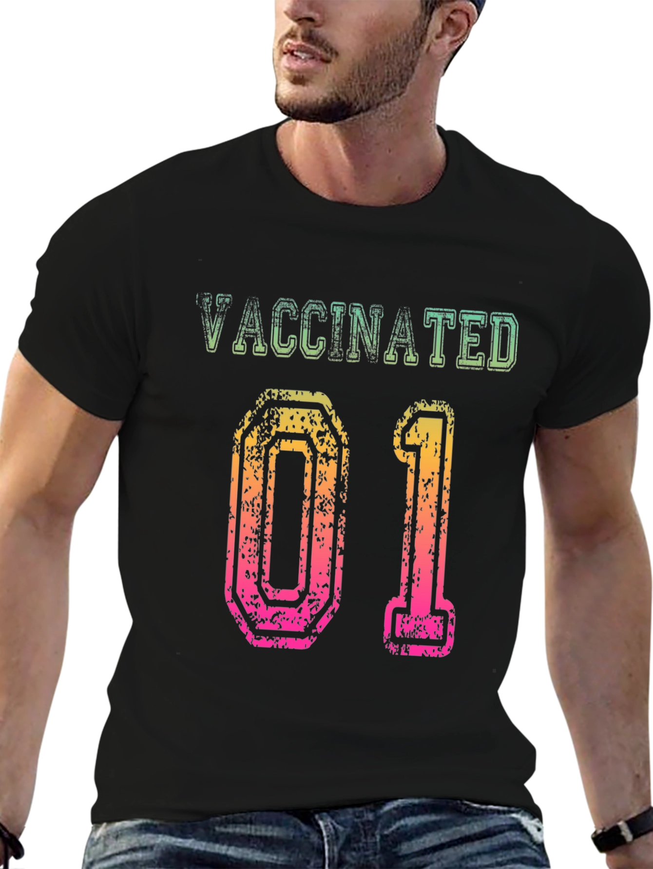 Vaccinated 01 Graphic T-Shirt - Stylish & Comfortable