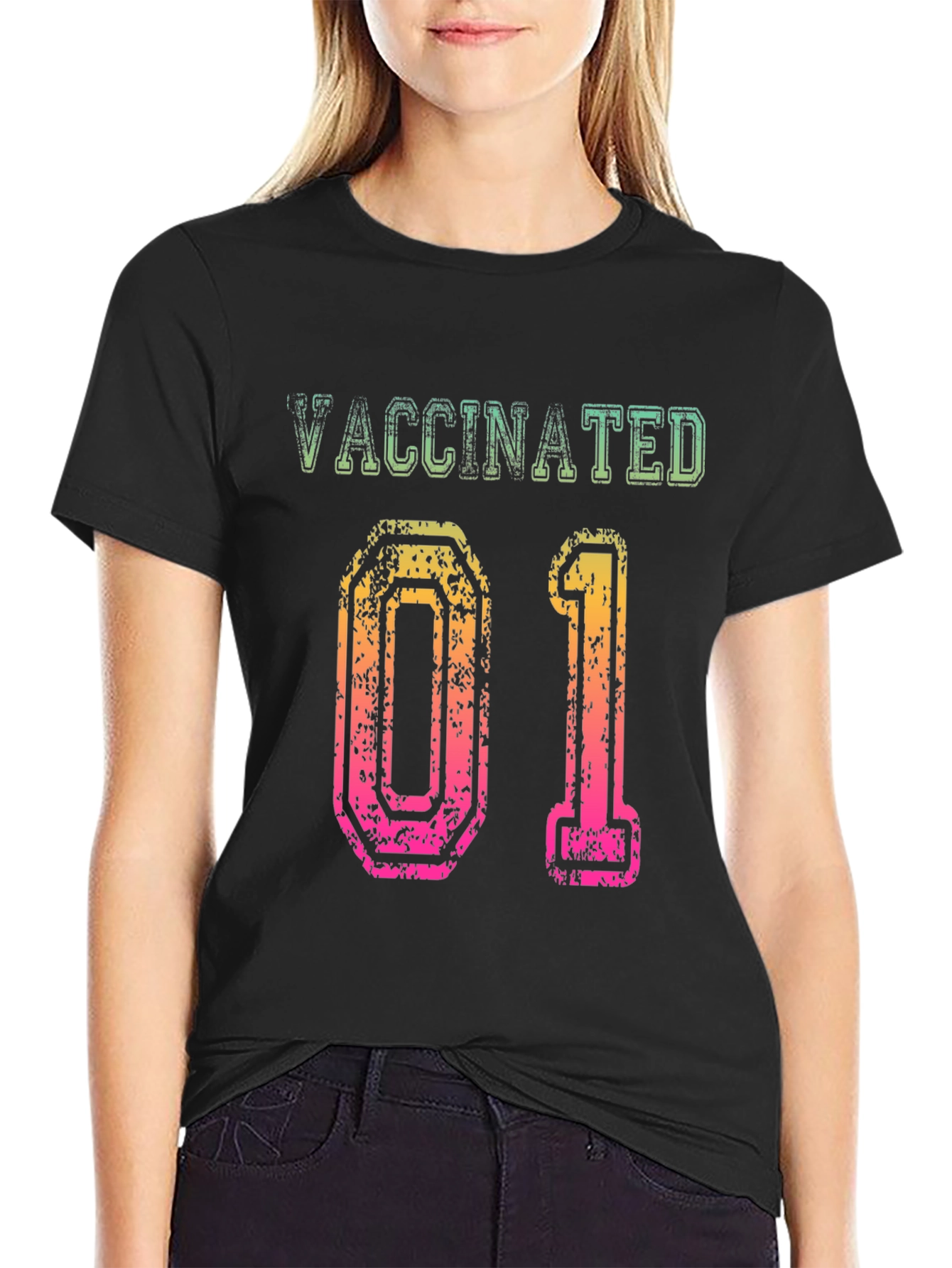 Vaccinated 01 Graphic T-Shirt - Stylish & Comfortable