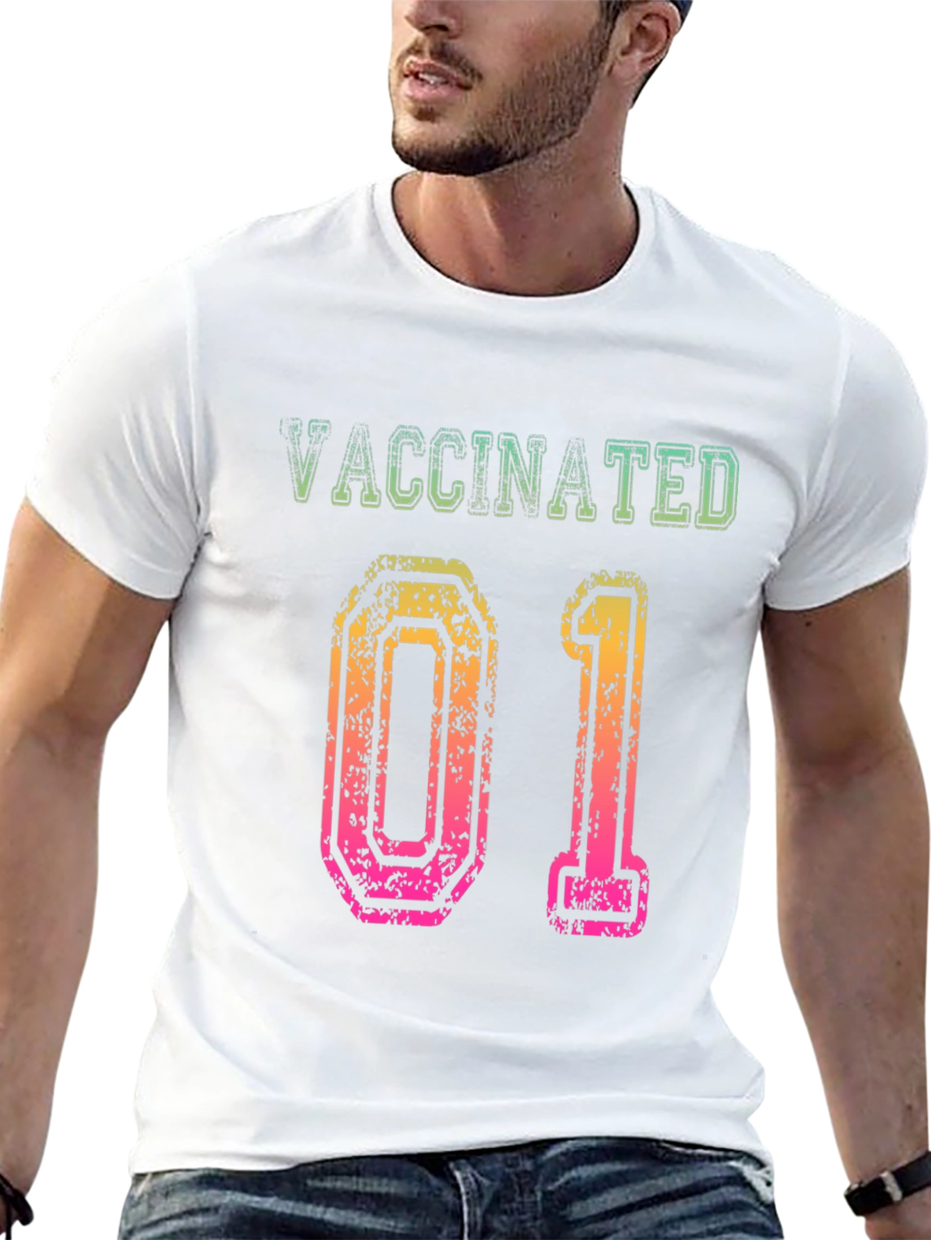 Vaccinated 01 Graphic T-Shirt - Stylish & Comfortable
