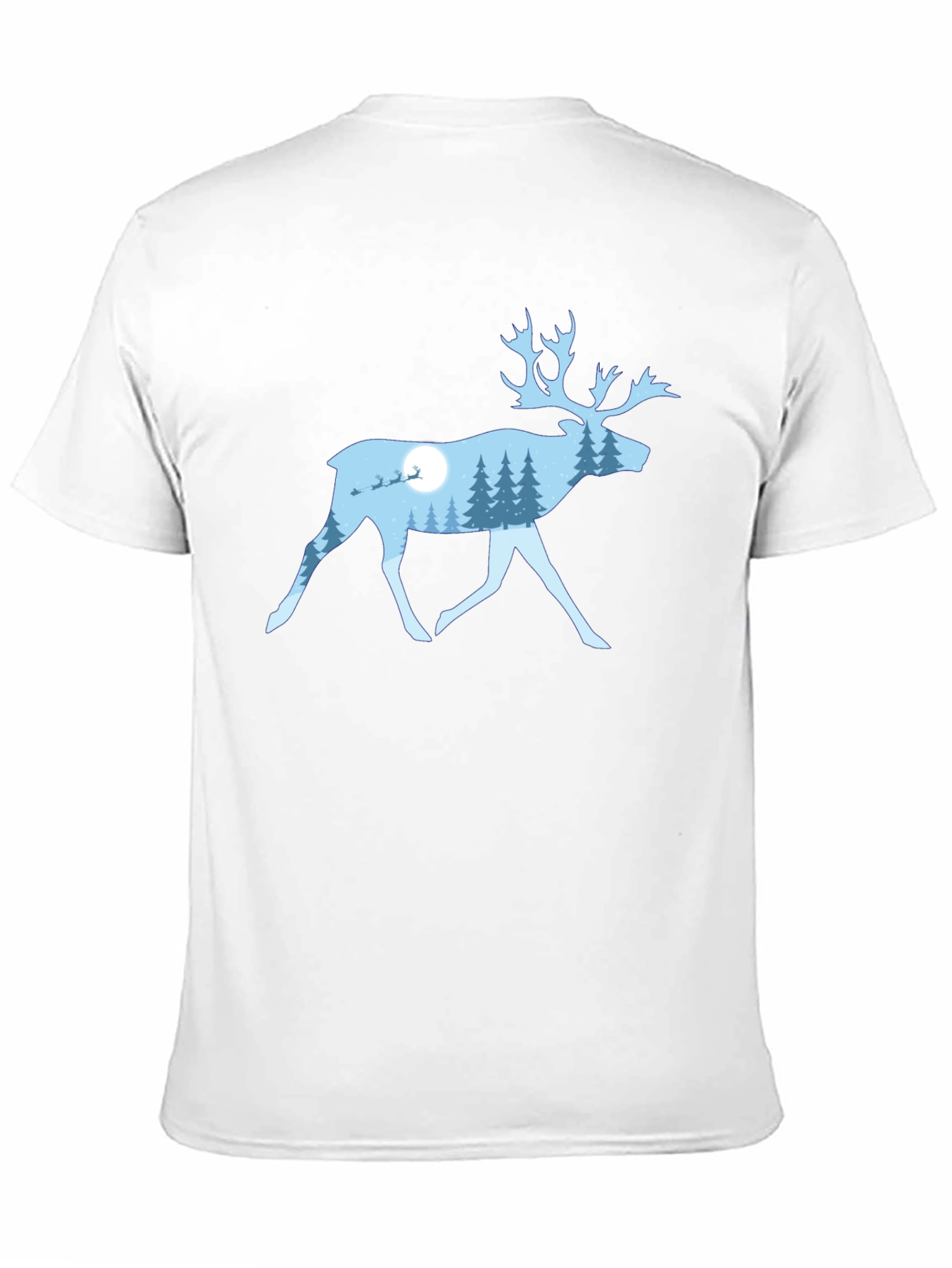 Winter Reindeer T-Shirt - Holiday Graphic Tee