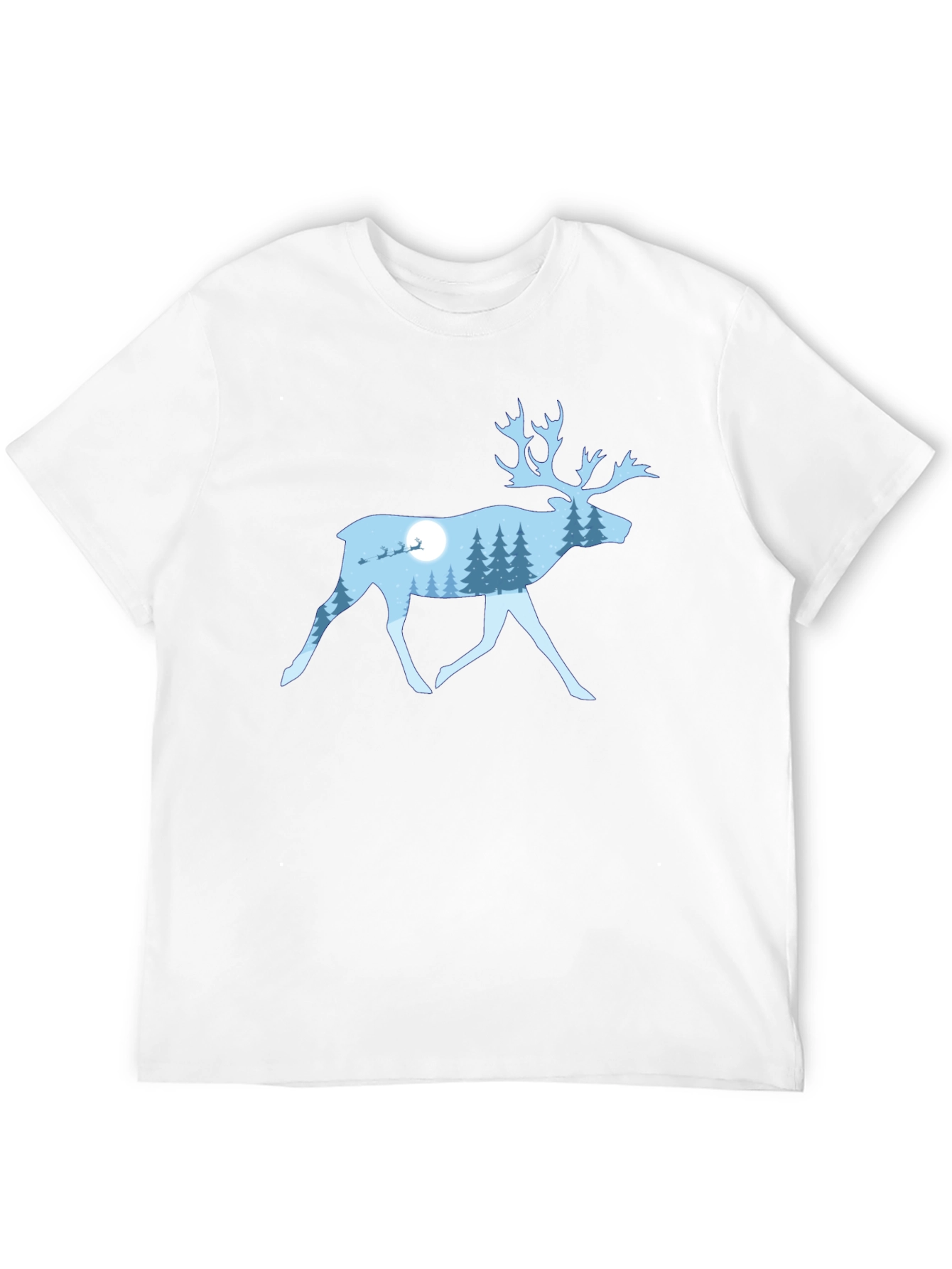 Winter Reindeer T-Shirt - Holiday Graphic Tee