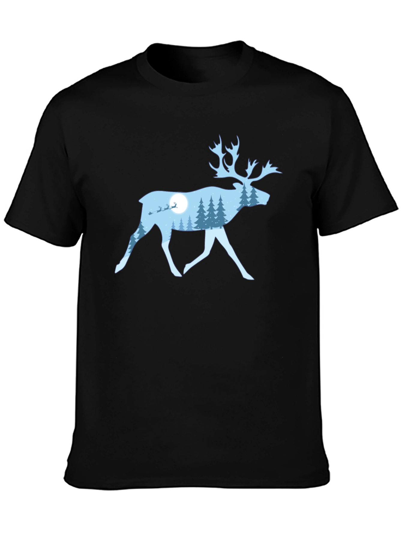 Winter Reindeer T-Shirt - Holiday Graphic Tee