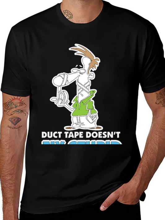 Funny Duct Tape Fixes Stupid Humor Graphic Tee