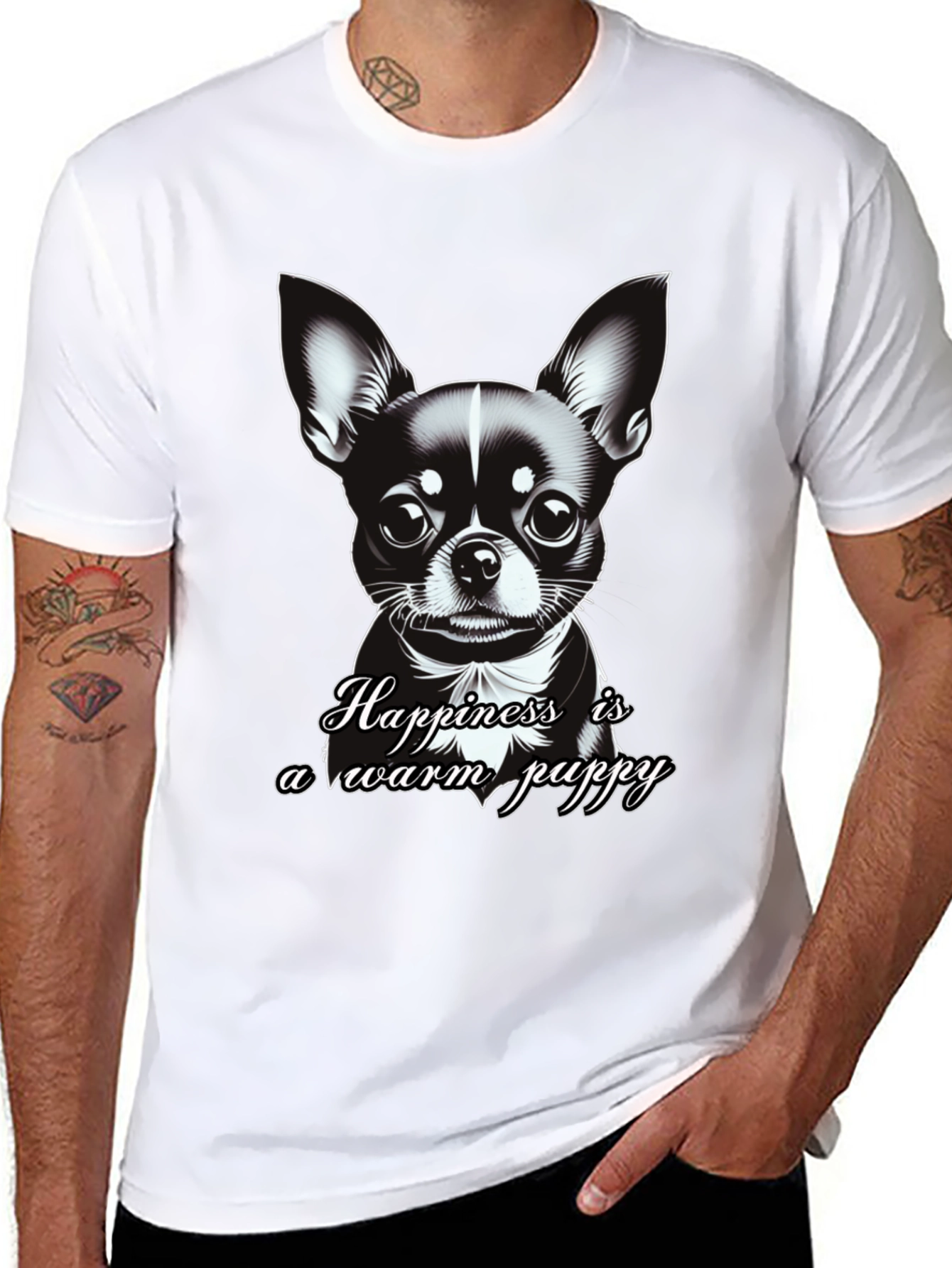 Cute Chihuahua Puppy Graphic Tee