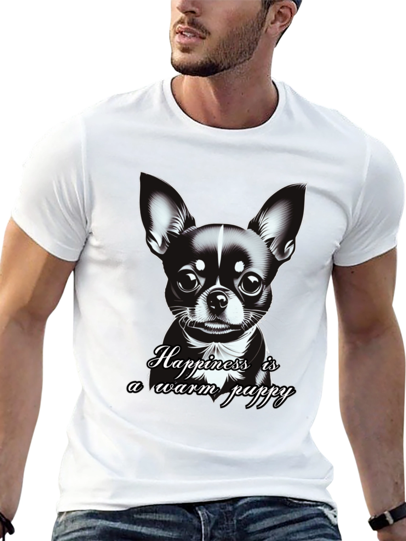 Cute Chihuahua Puppy Graphic Tee