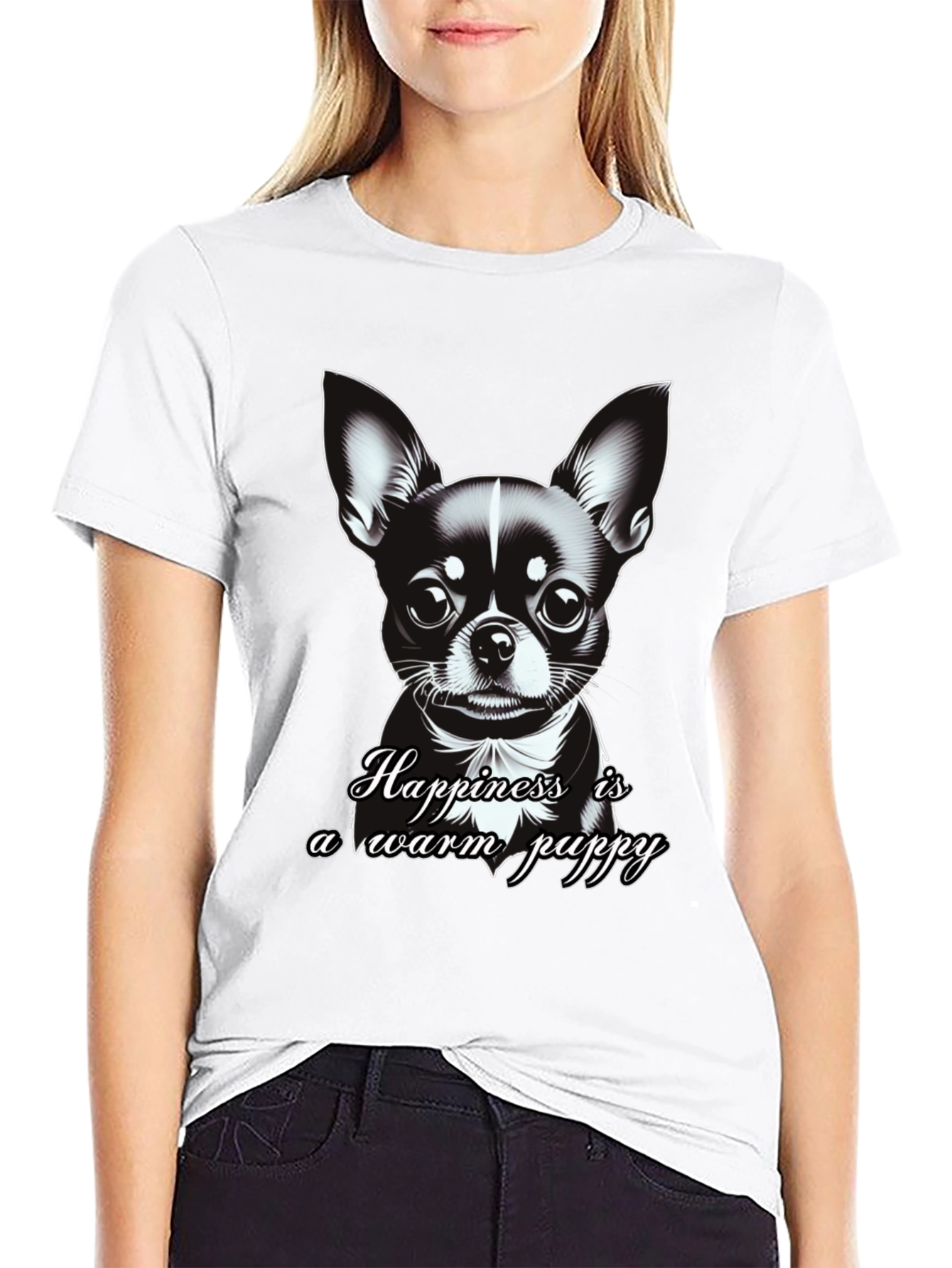 Cute Chihuahua Puppy Graphic Tee