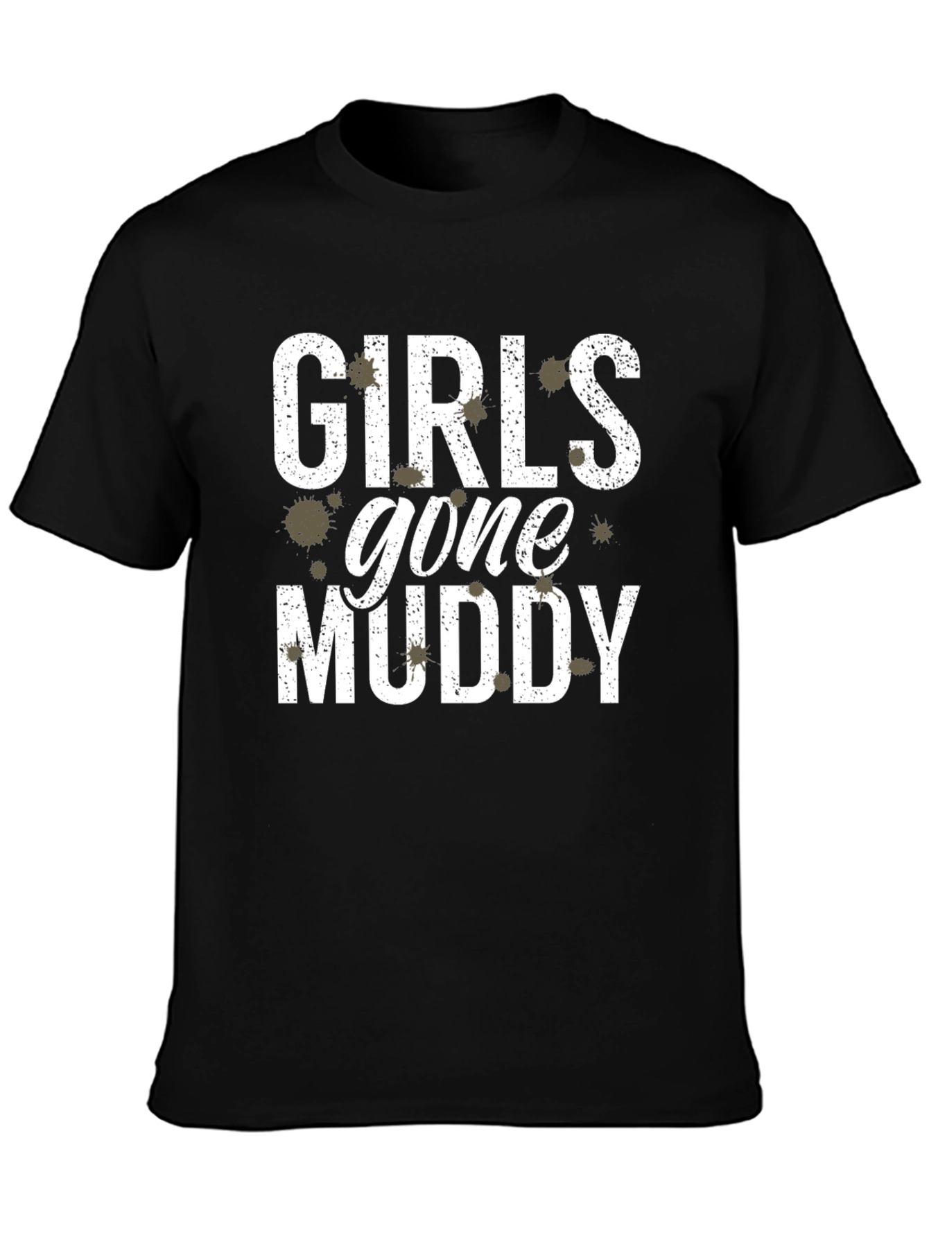 Girls Gone Muddy Graphic Tee - Black