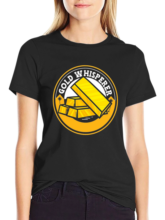 Gold Whisperer Black T-Shirt