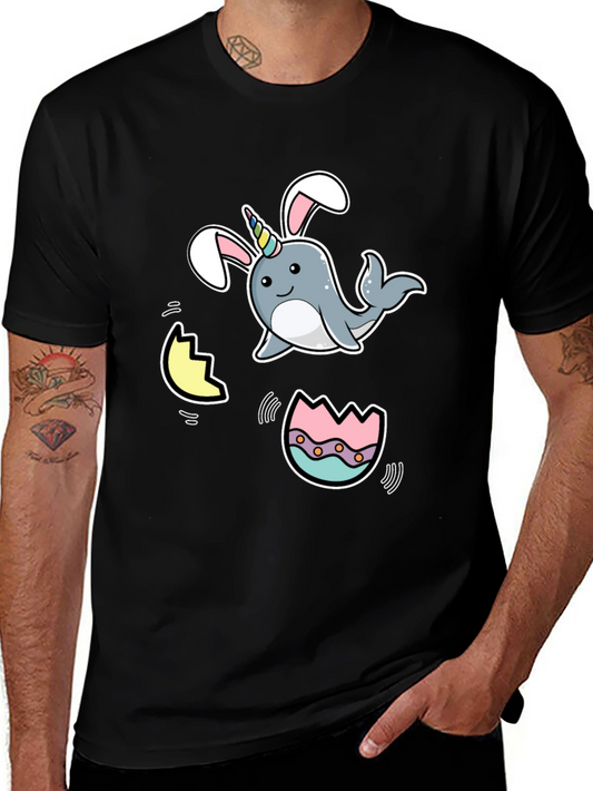 Narwhal Easter Bunny T-Shirt