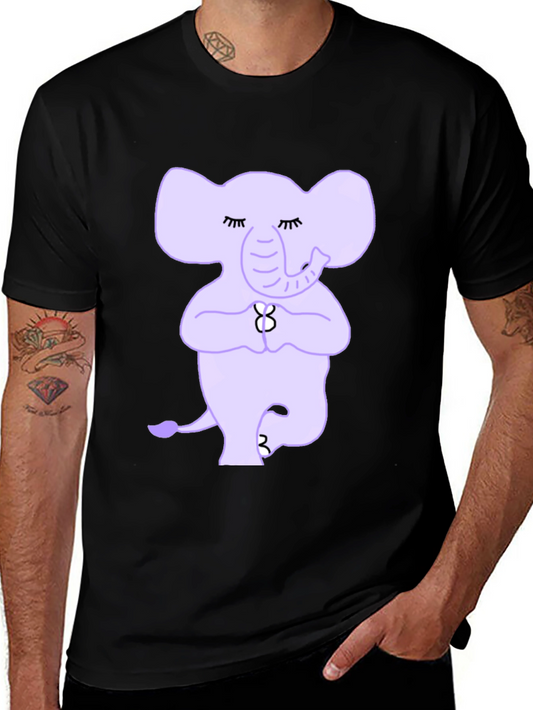 Yoga Elephant T-Shirt: Peaceful Tree Pose Tee