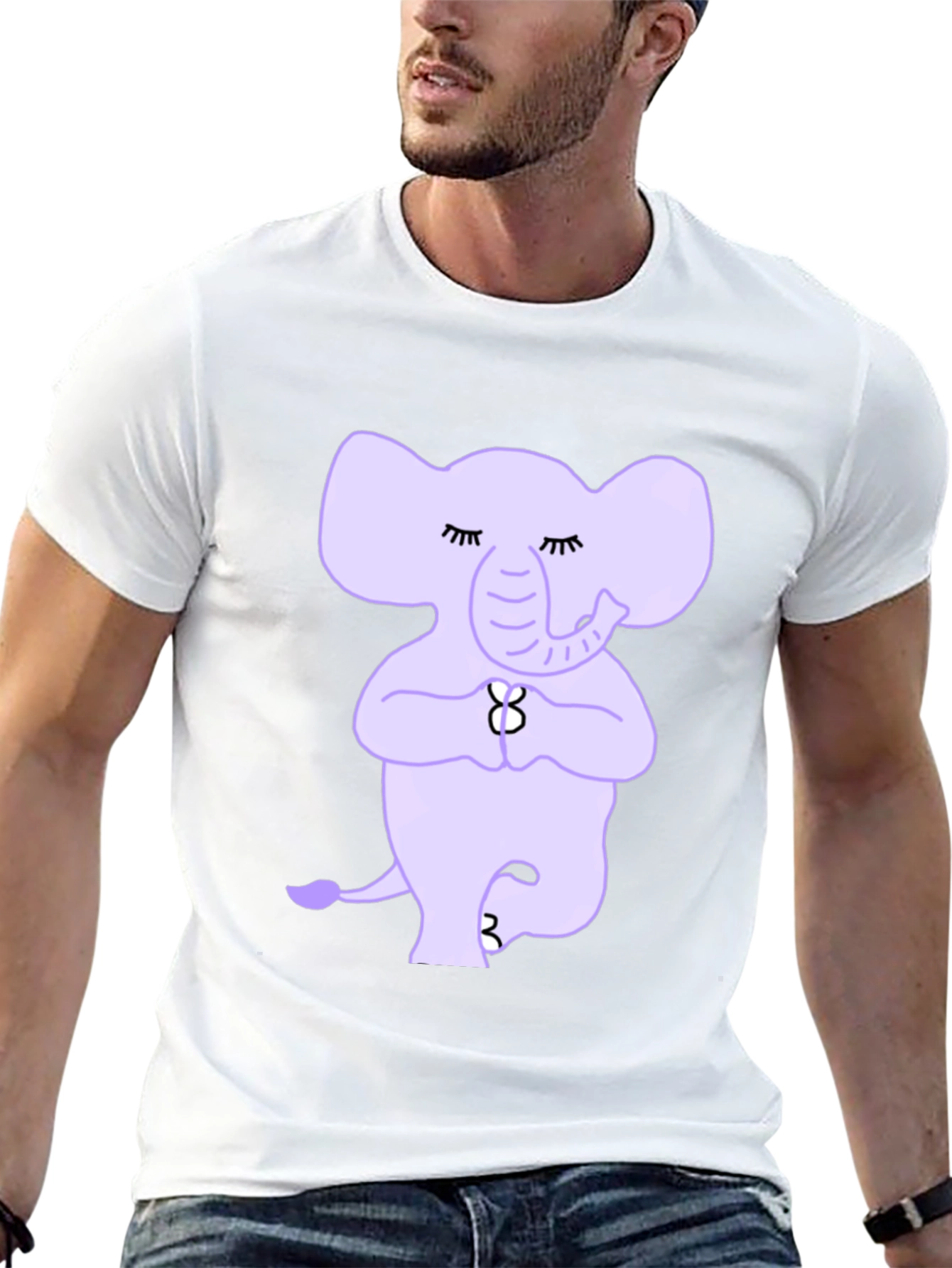 Yoga Elephant T-Shirt: Peaceful Tree Pose Tee