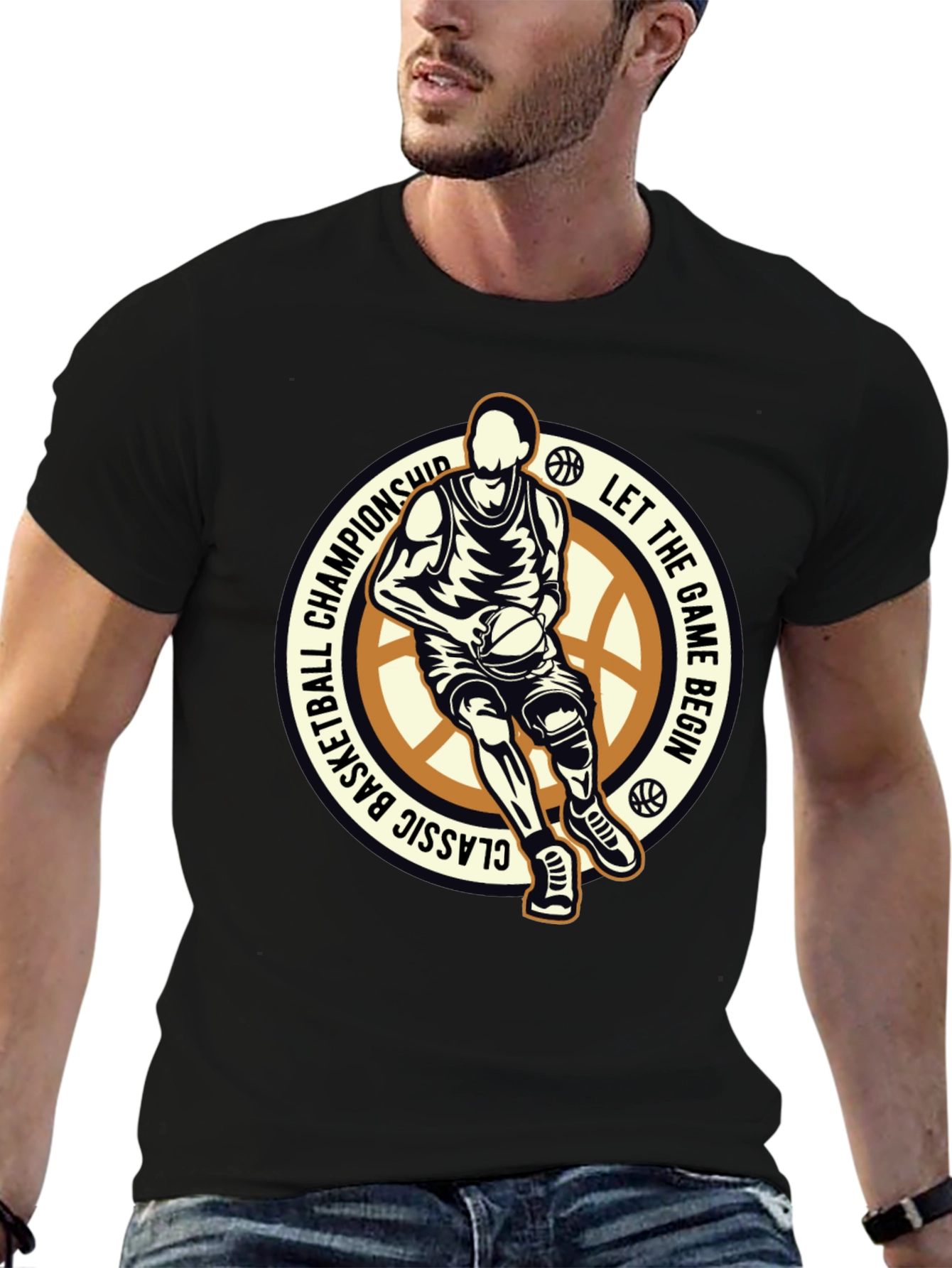 Basketball Championship Graphic T-Shirt