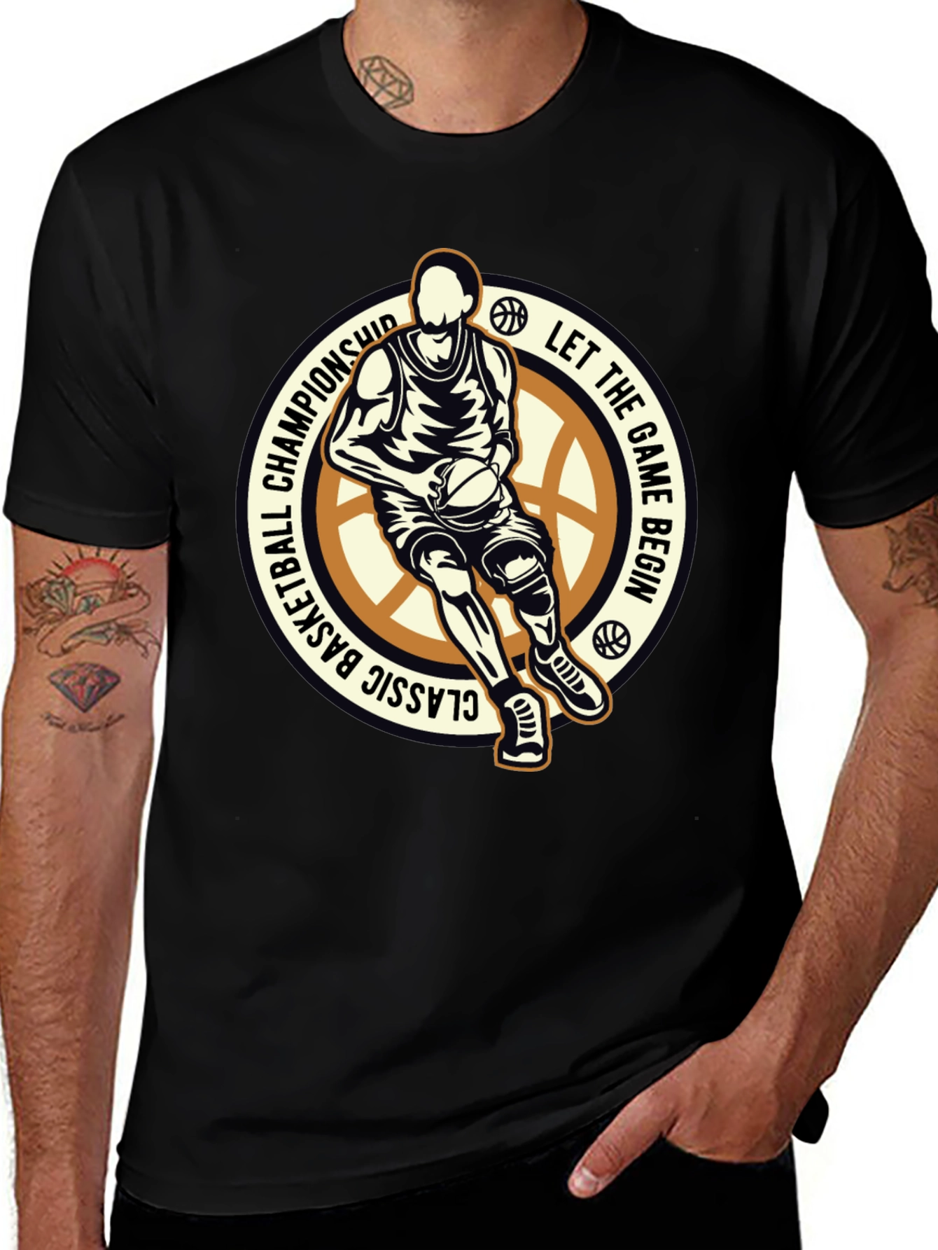 Basketball Championship Graphic T-Shirt