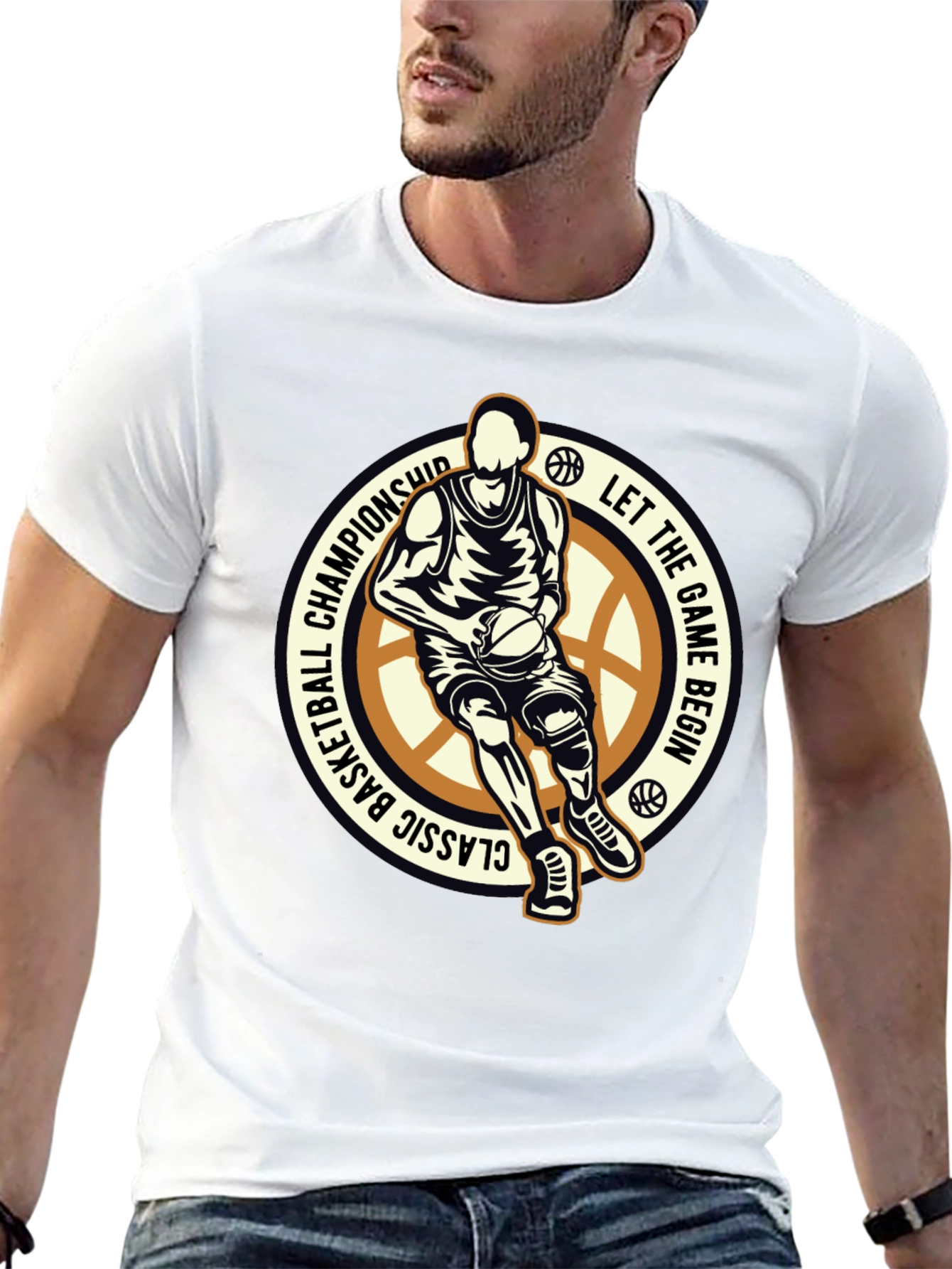 Basketball Championship Graphic T-Shirt