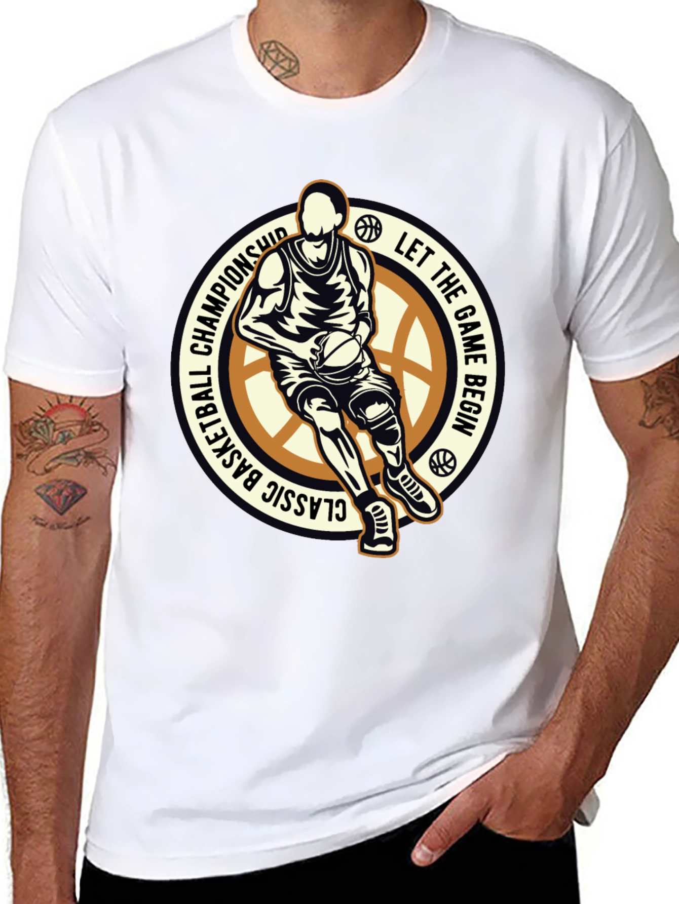 Basketball Championship Graphic T-Shirt
