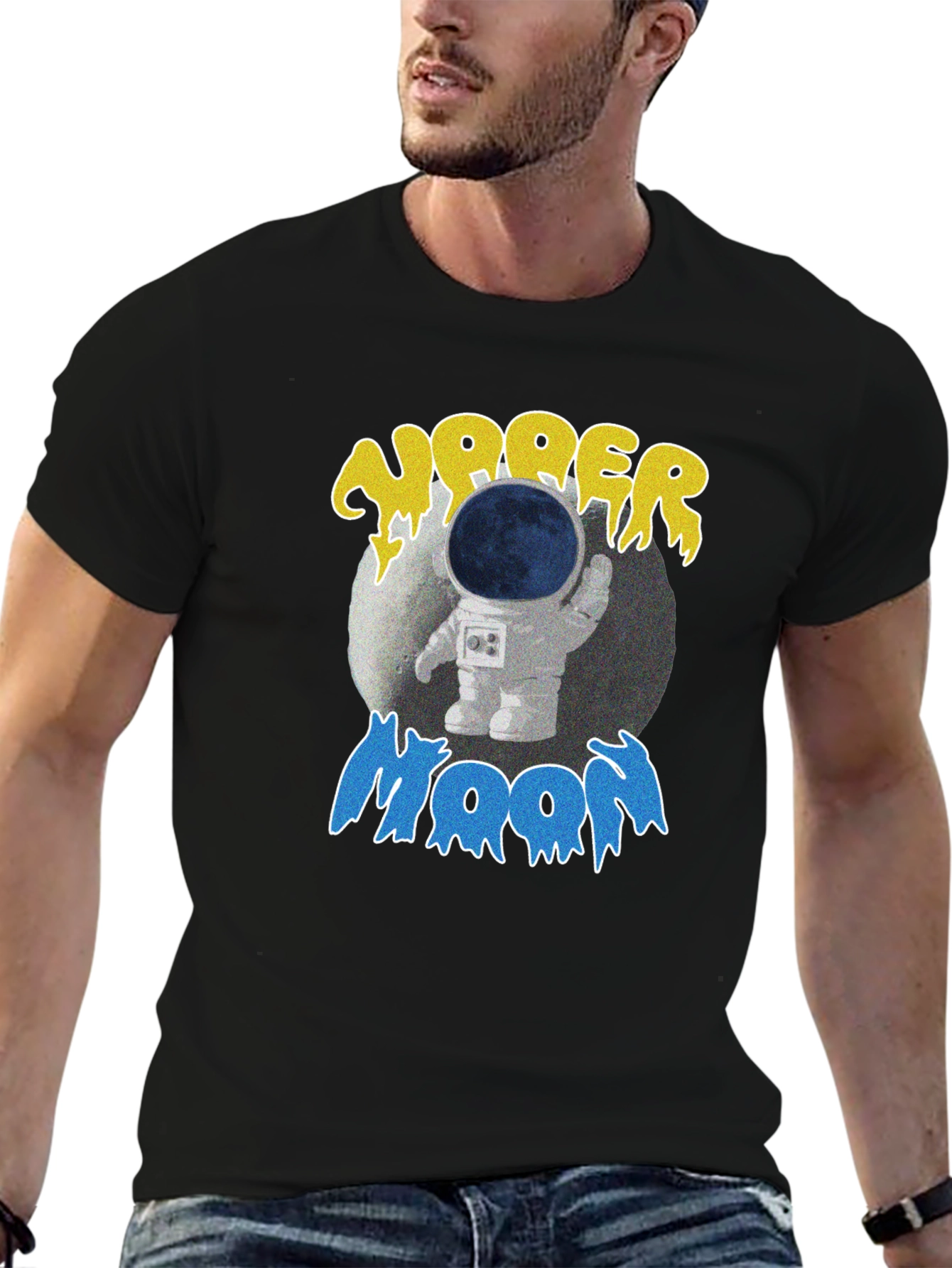 Upper Moon Astronaut Graphic T-Shirt