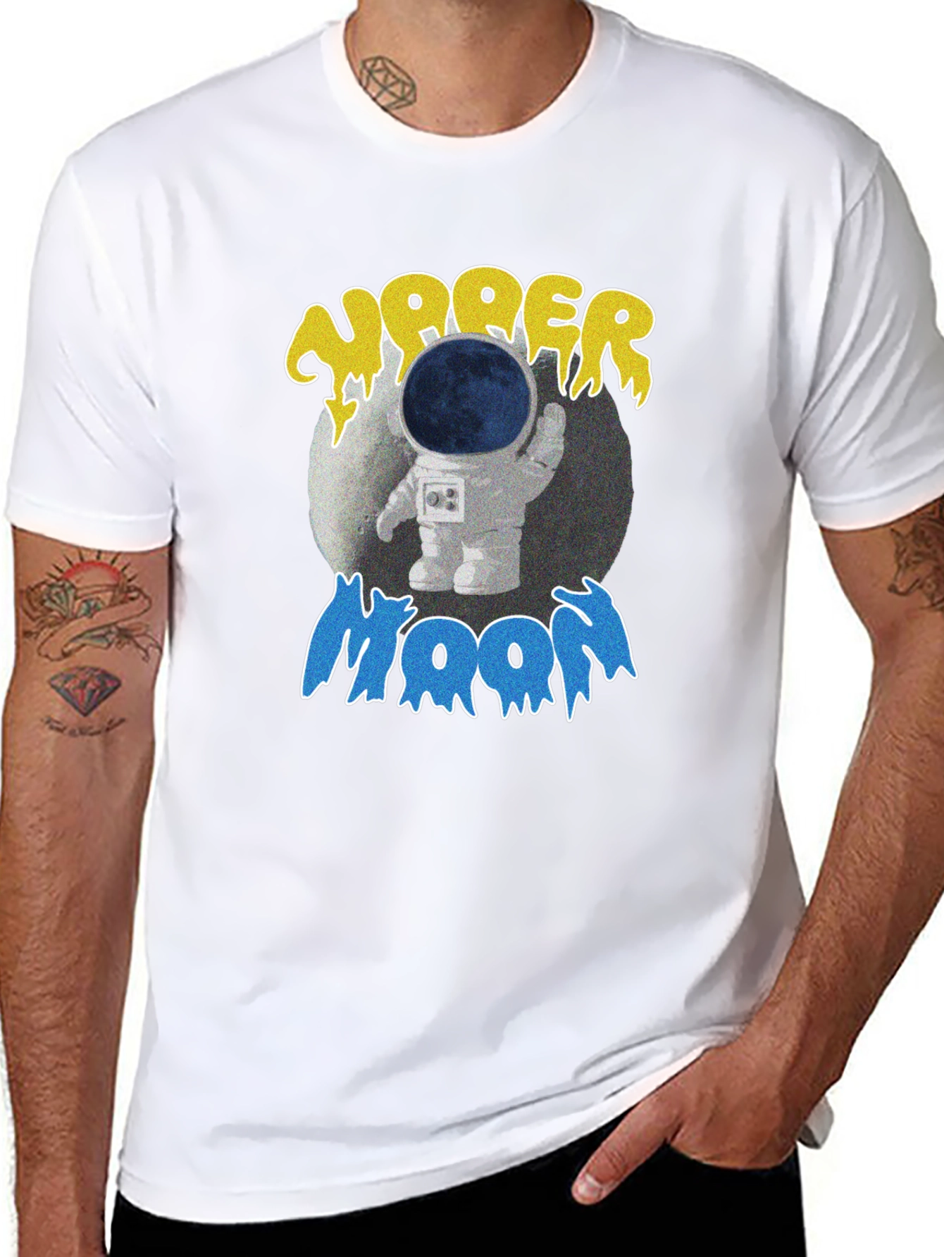 Upper Moon Astronaut Graphic T-Shirt