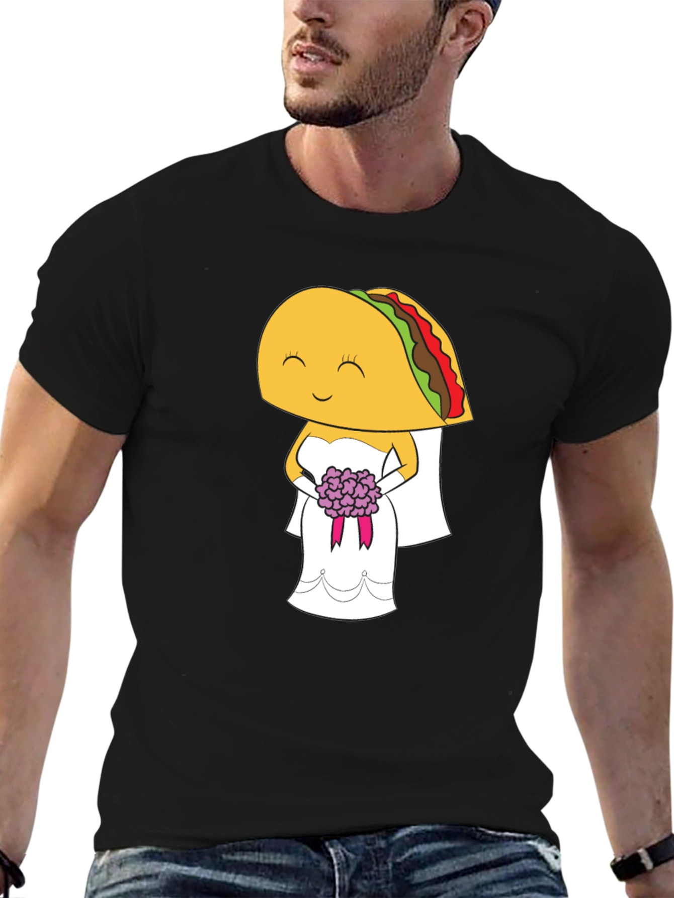 Taco Bride Graphic Tee - Funny Wedding T-Shirt