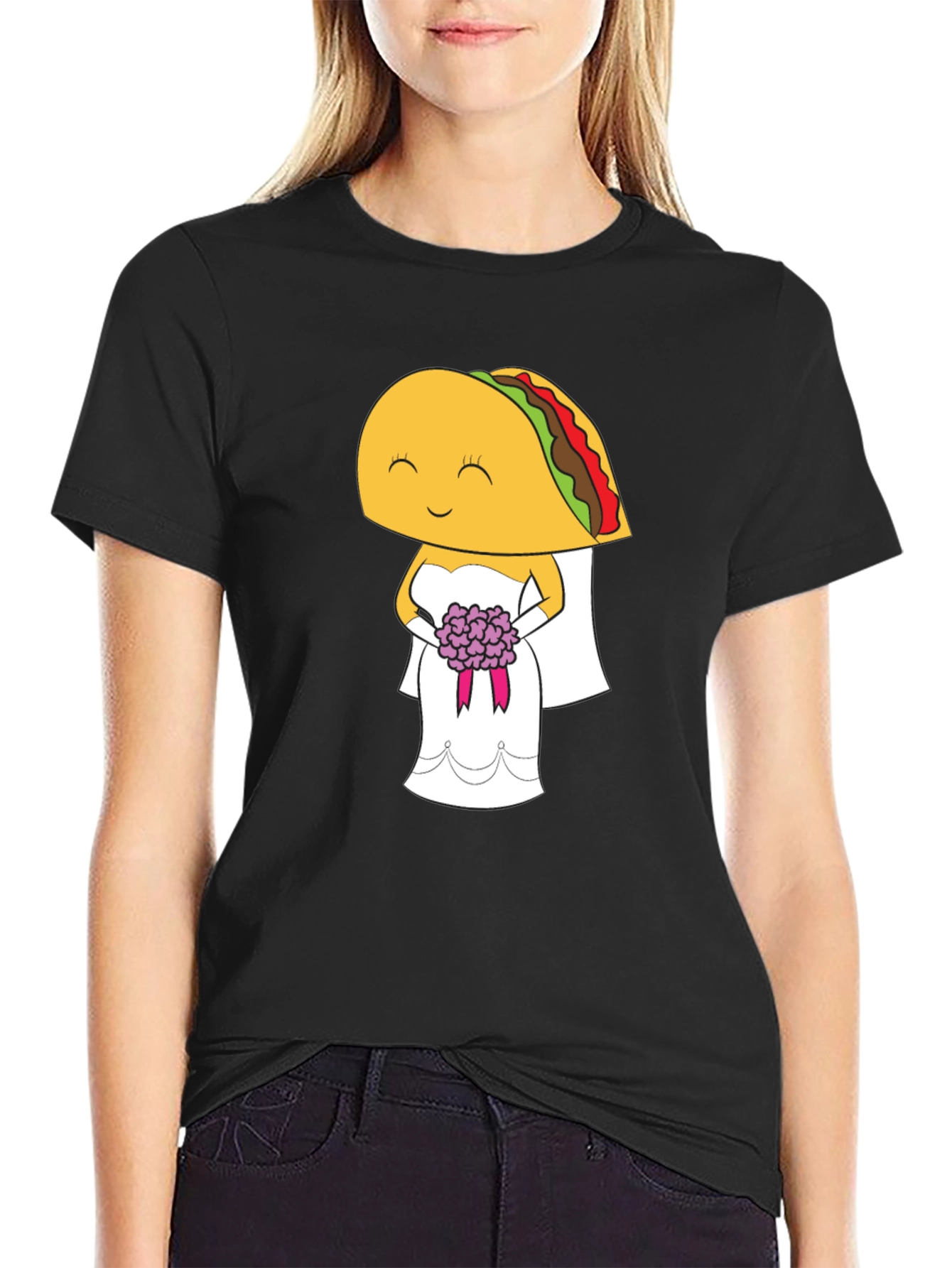 Taco Bride Graphic Tee - Funny Wedding T-Shirt