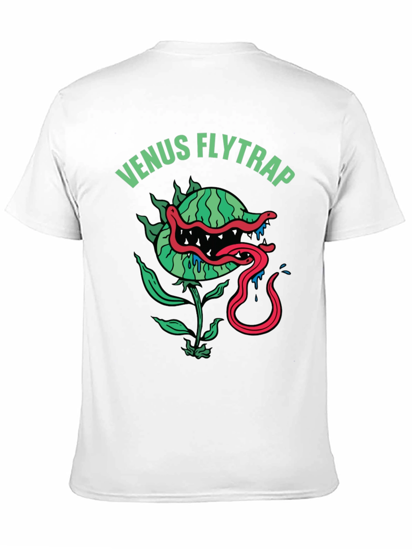 Venus Flytrap Graphic Tee - Mens Black T-Shirt