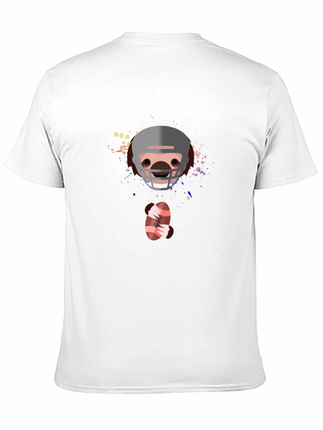 Football Helmet Graphic T-Shirt