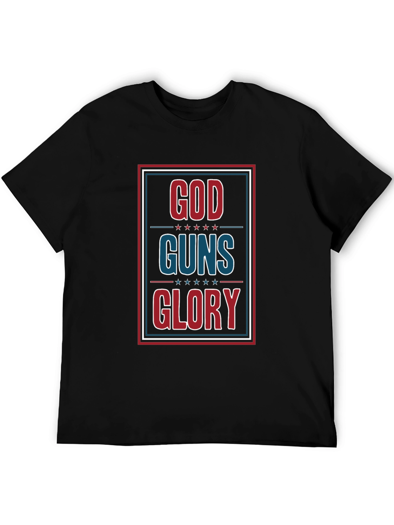 God Guns Glory Patriotic Graphic Tee