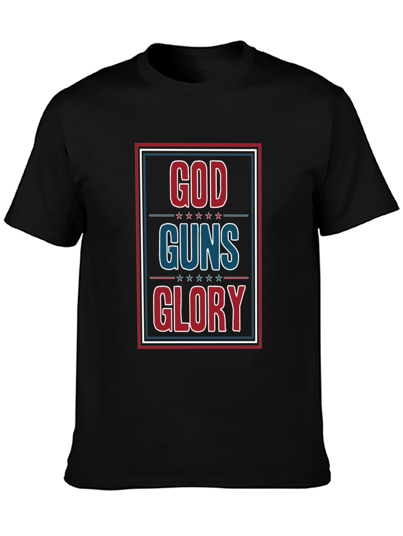 God Guns Glory Patriotic Graphic Tee