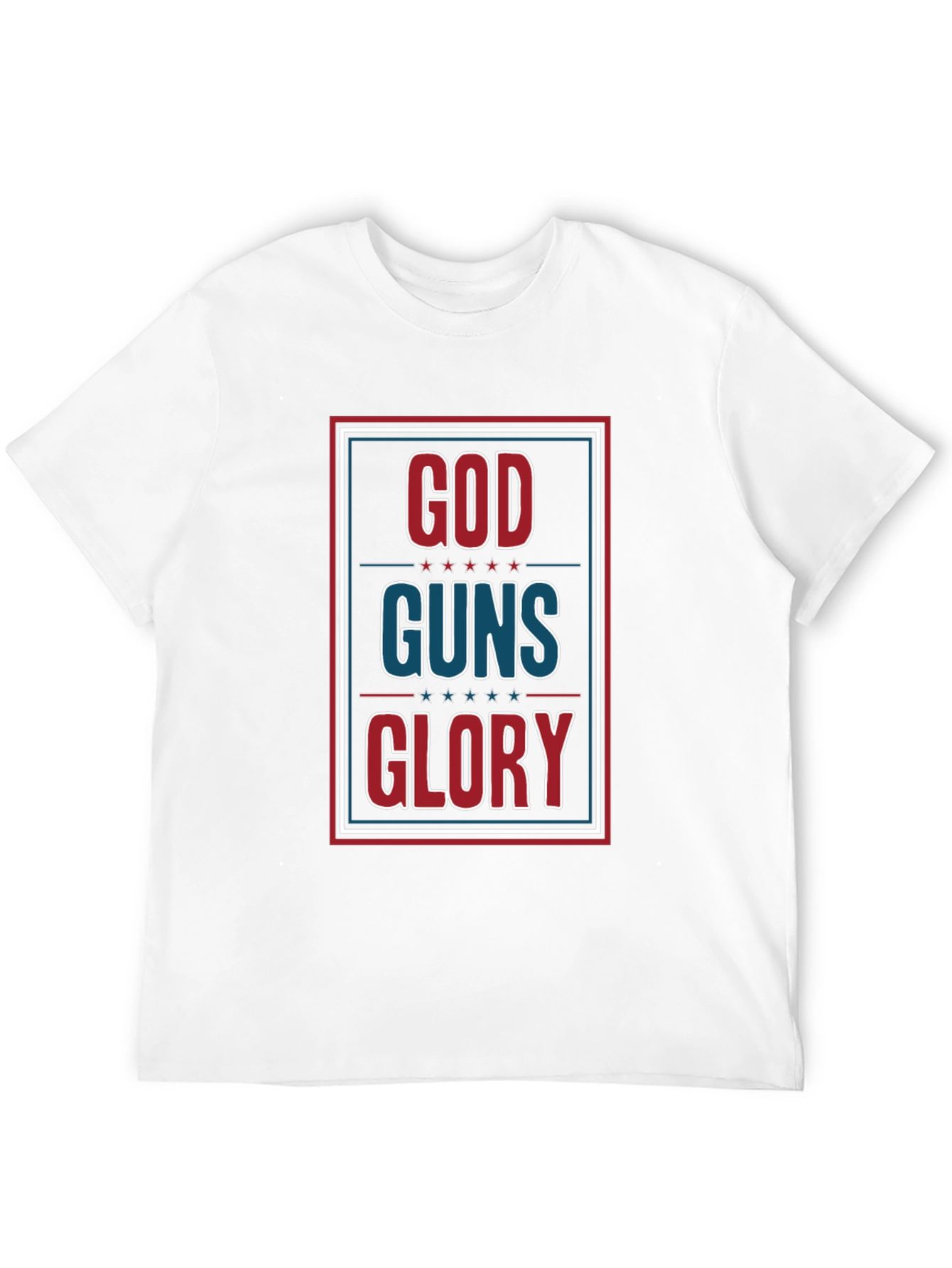 God Guns Glory Patriotic Graphic Tee