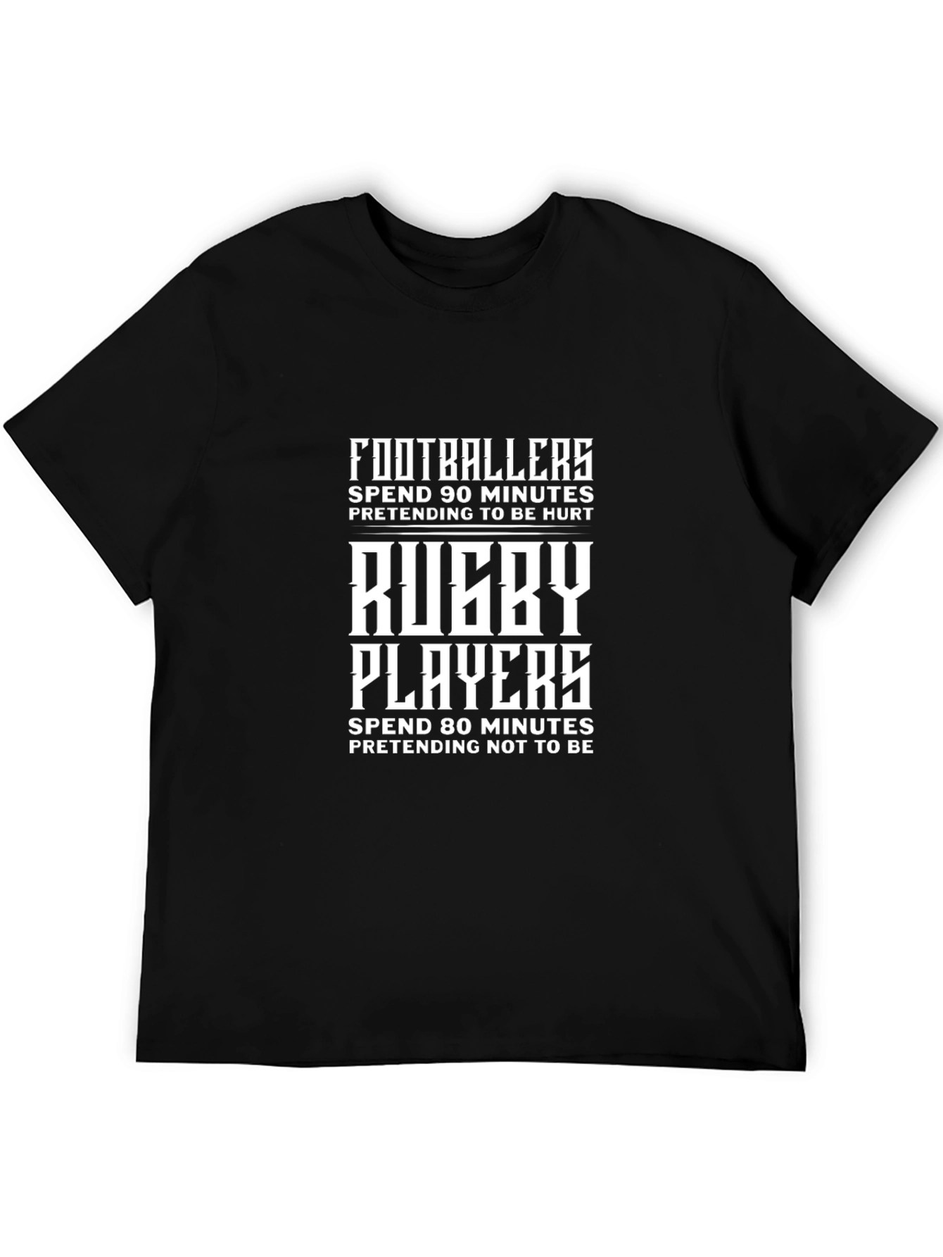 Funny Rugby vs Football T-Shirt