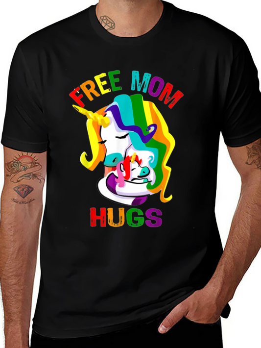 Free Mom Hugs Unicorn T-Shirt