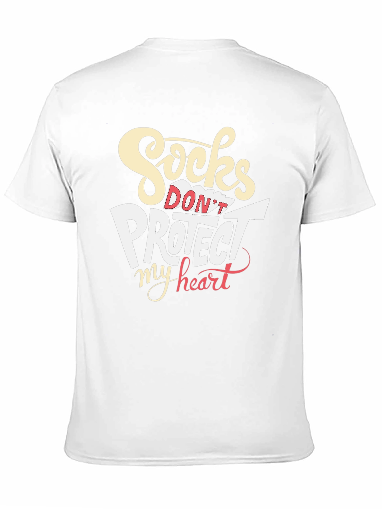 Socks Dont Protect My Heart Graphic T-Shirt
