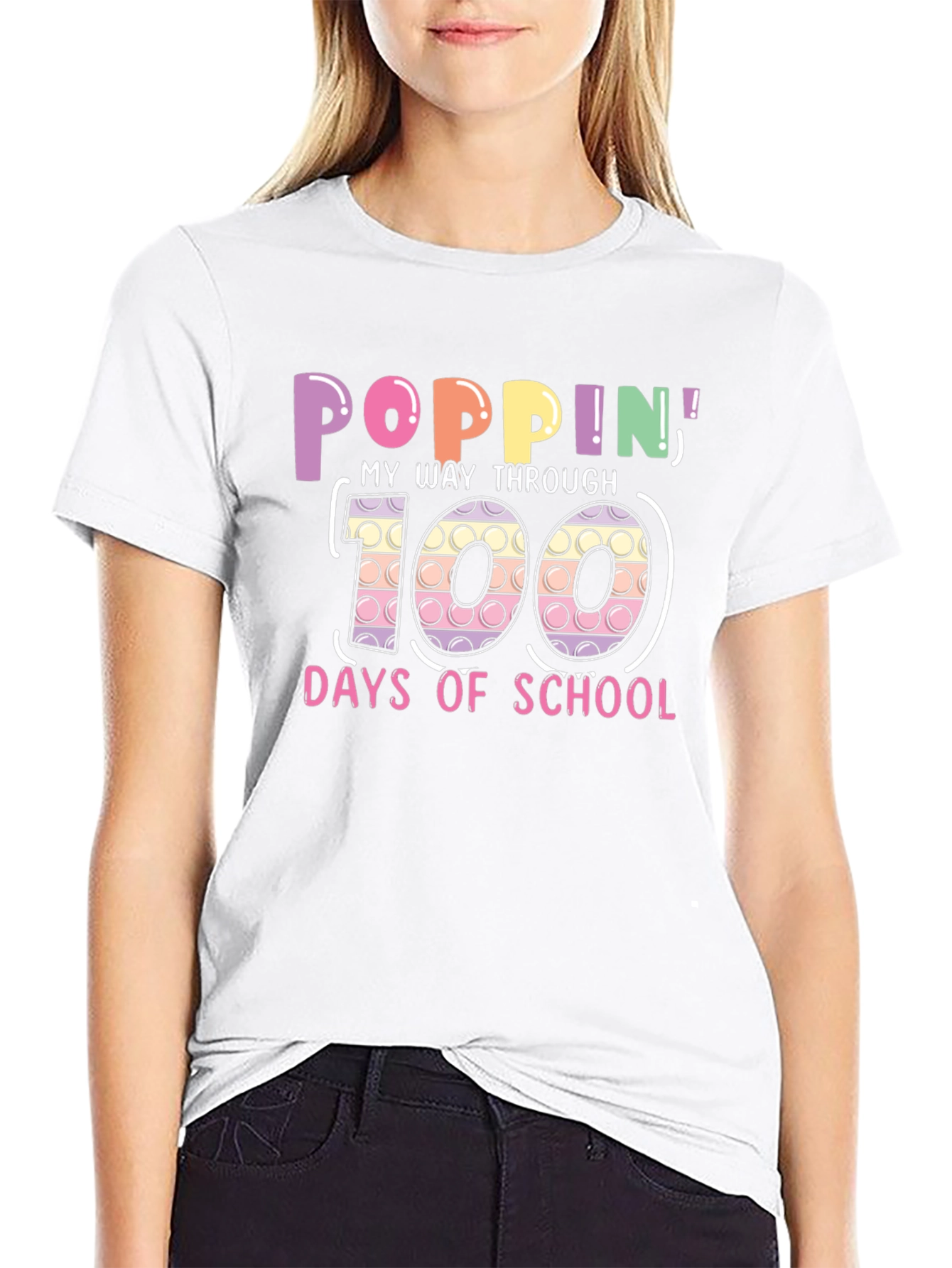 Poppin 100 Days of School T-Shirt