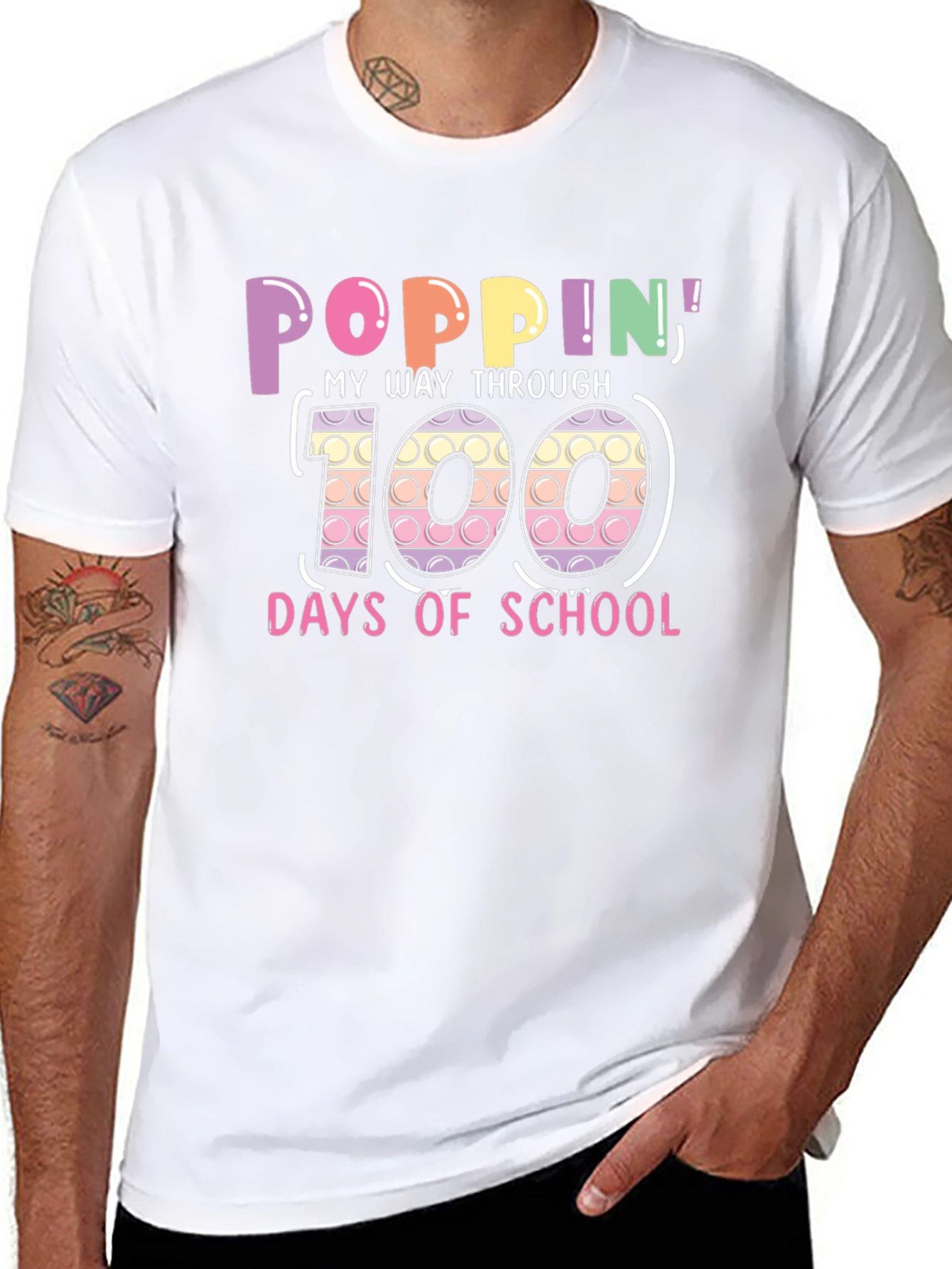 Poppin 100 Days of School T-Shirt