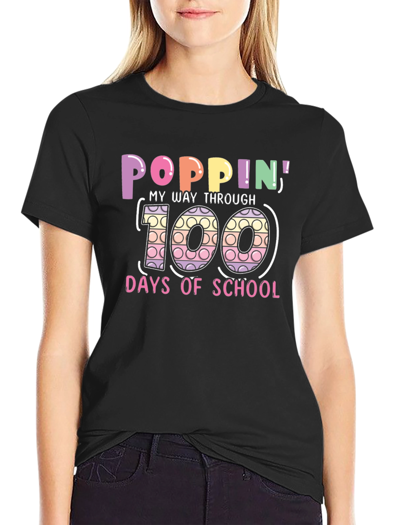 Poppin 100 Days of School T-Shirt
