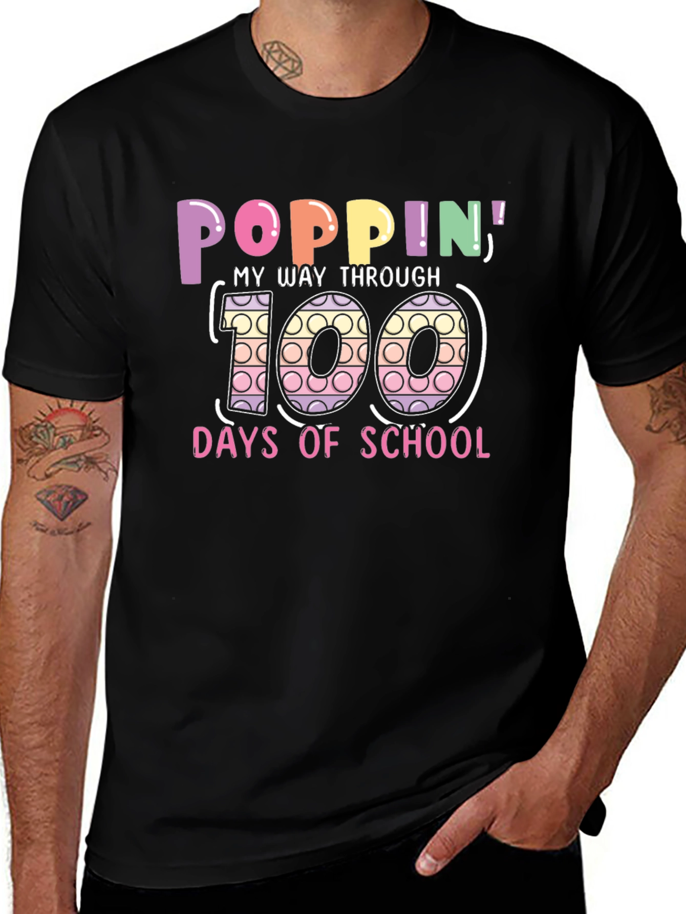 Poppin 100 Days of School T-Shirt