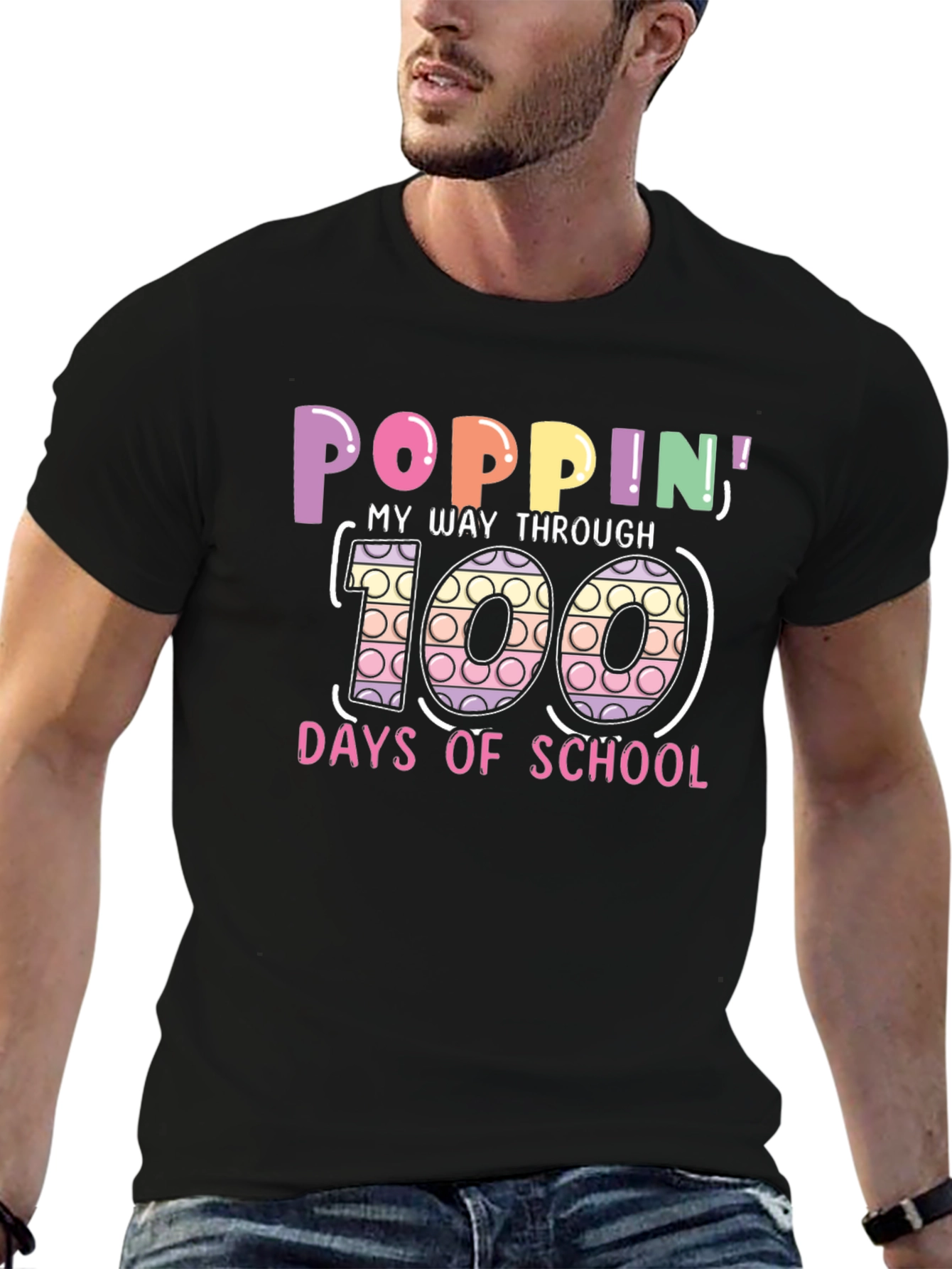 Poppin 100 Days of School T-Shirt