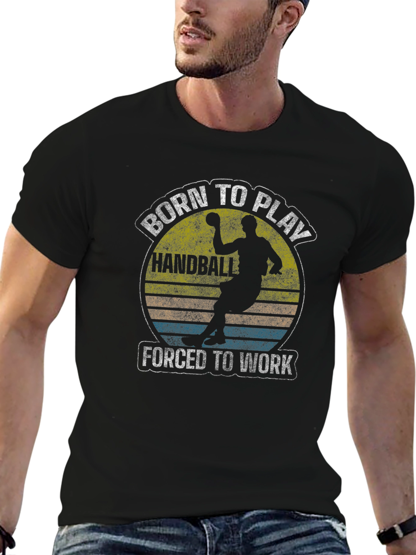 Born To Play Handball T-Shirt