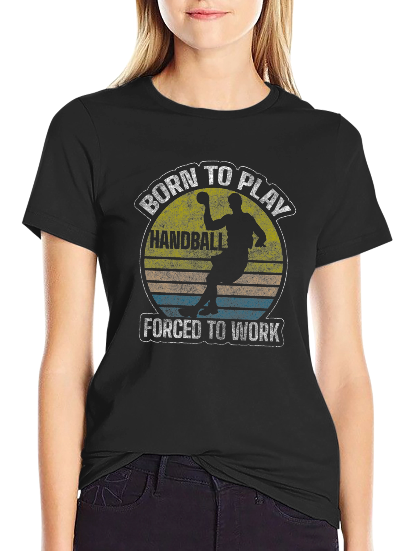Born To Play Handball T-Shirt