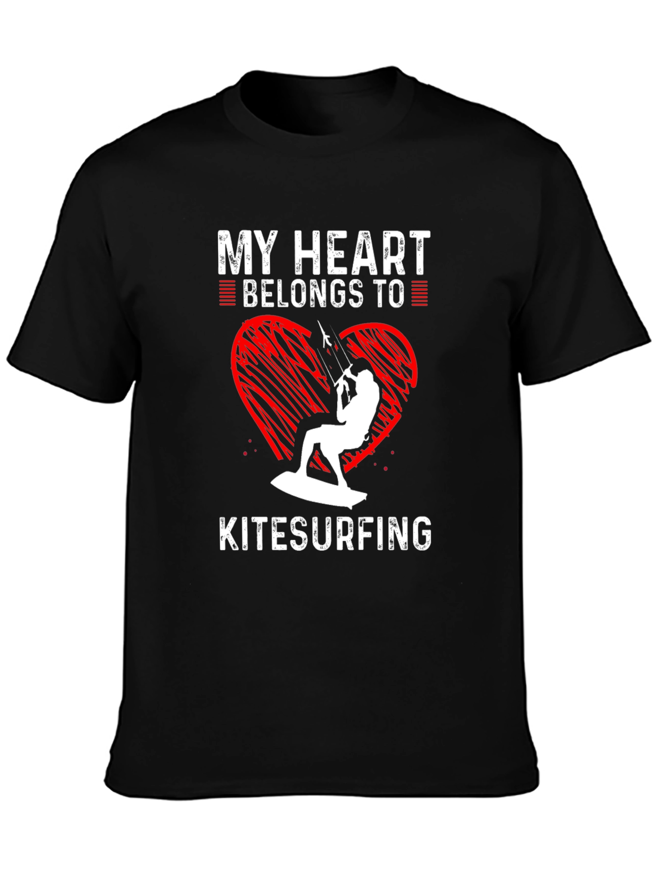 My Heart Belongs to Kitesurfing T-Shirt