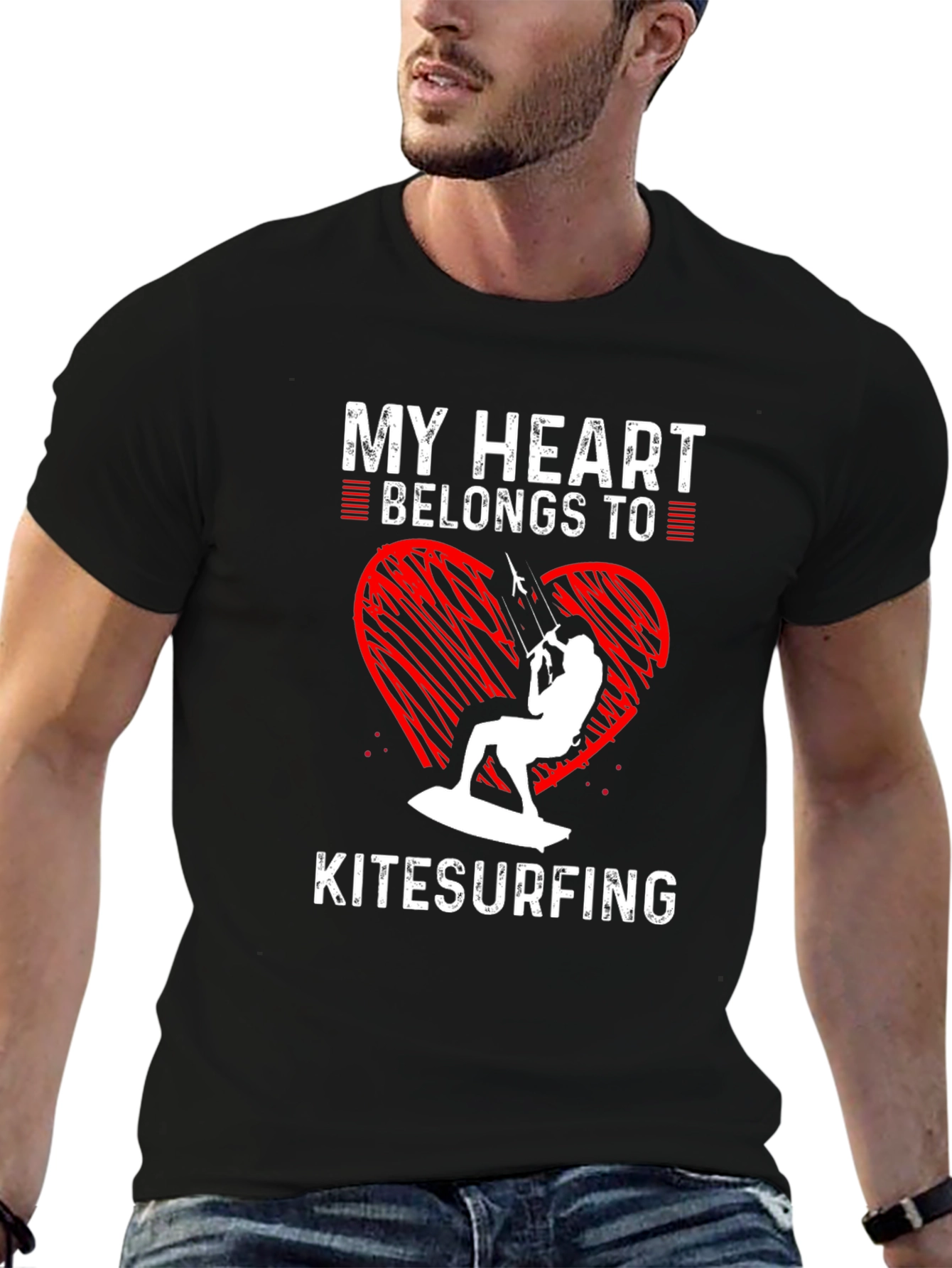 My Heart Belongs to Kitesurfing T-Shirt